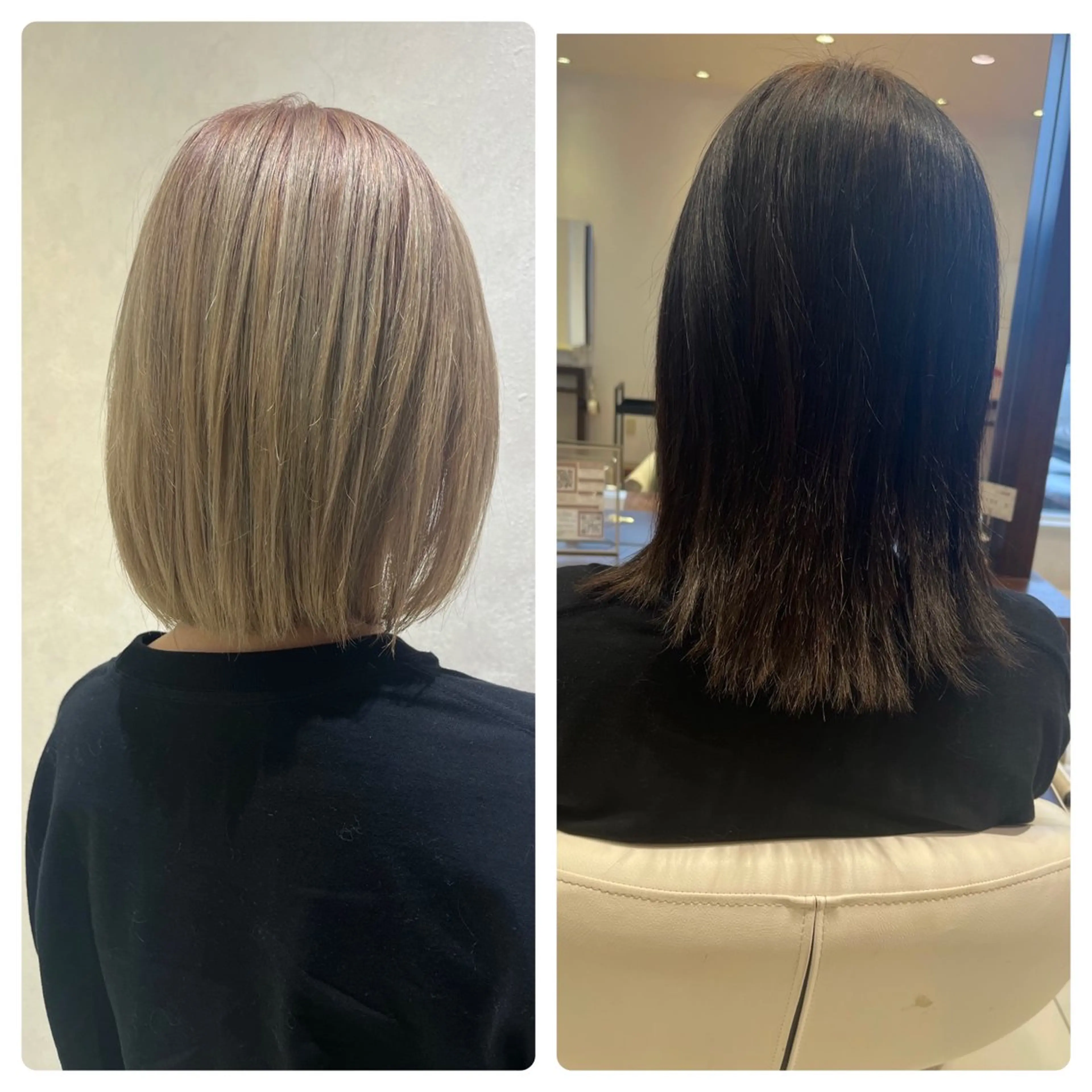 ミディアム ヘアカラー EARTH長岡 🌼渡辺まい🌼のヘアスタイル