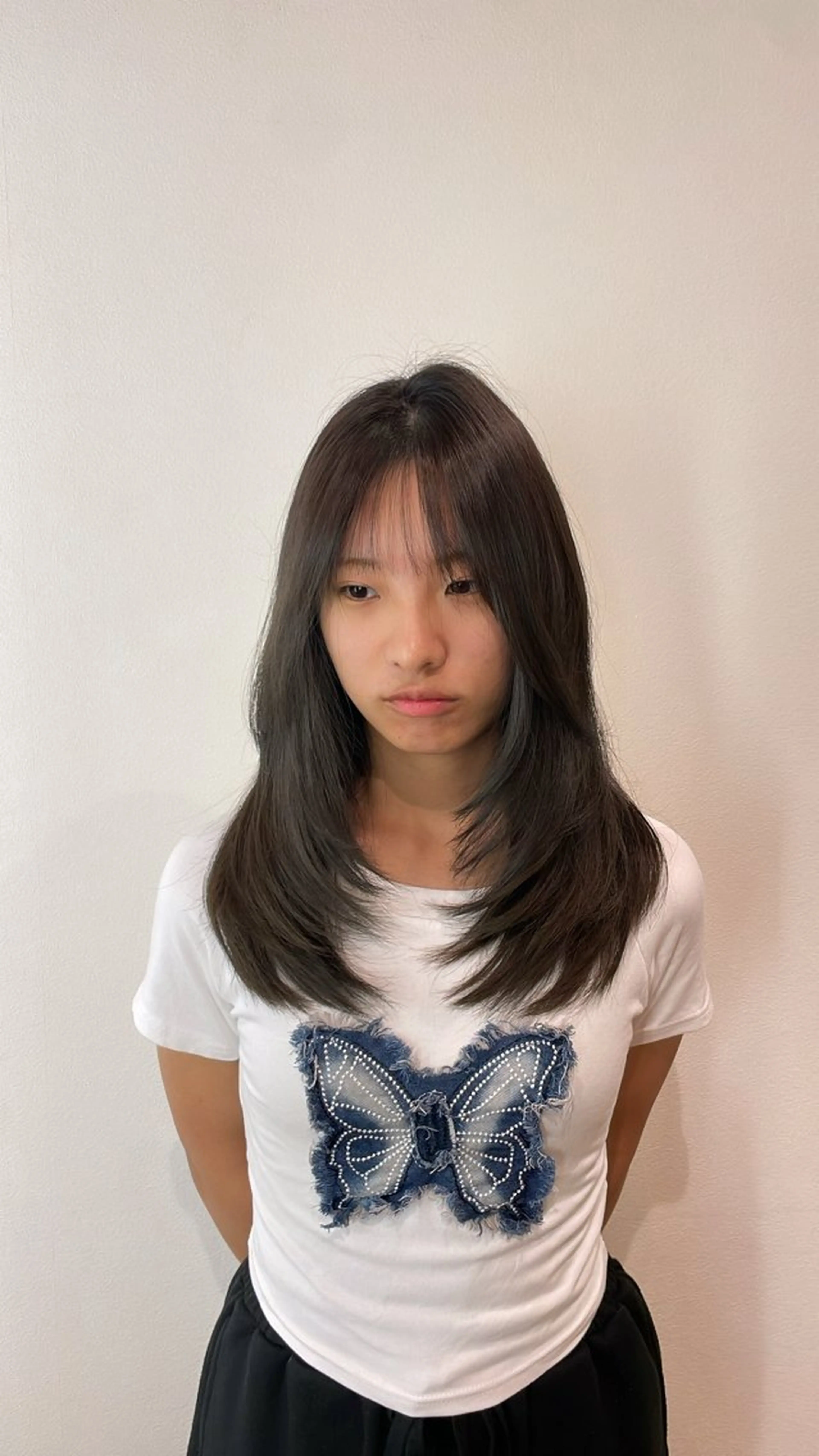 セミロング ヘアカラー add-Lamp hair所属・シュリ /岐阜のヘアスタイル