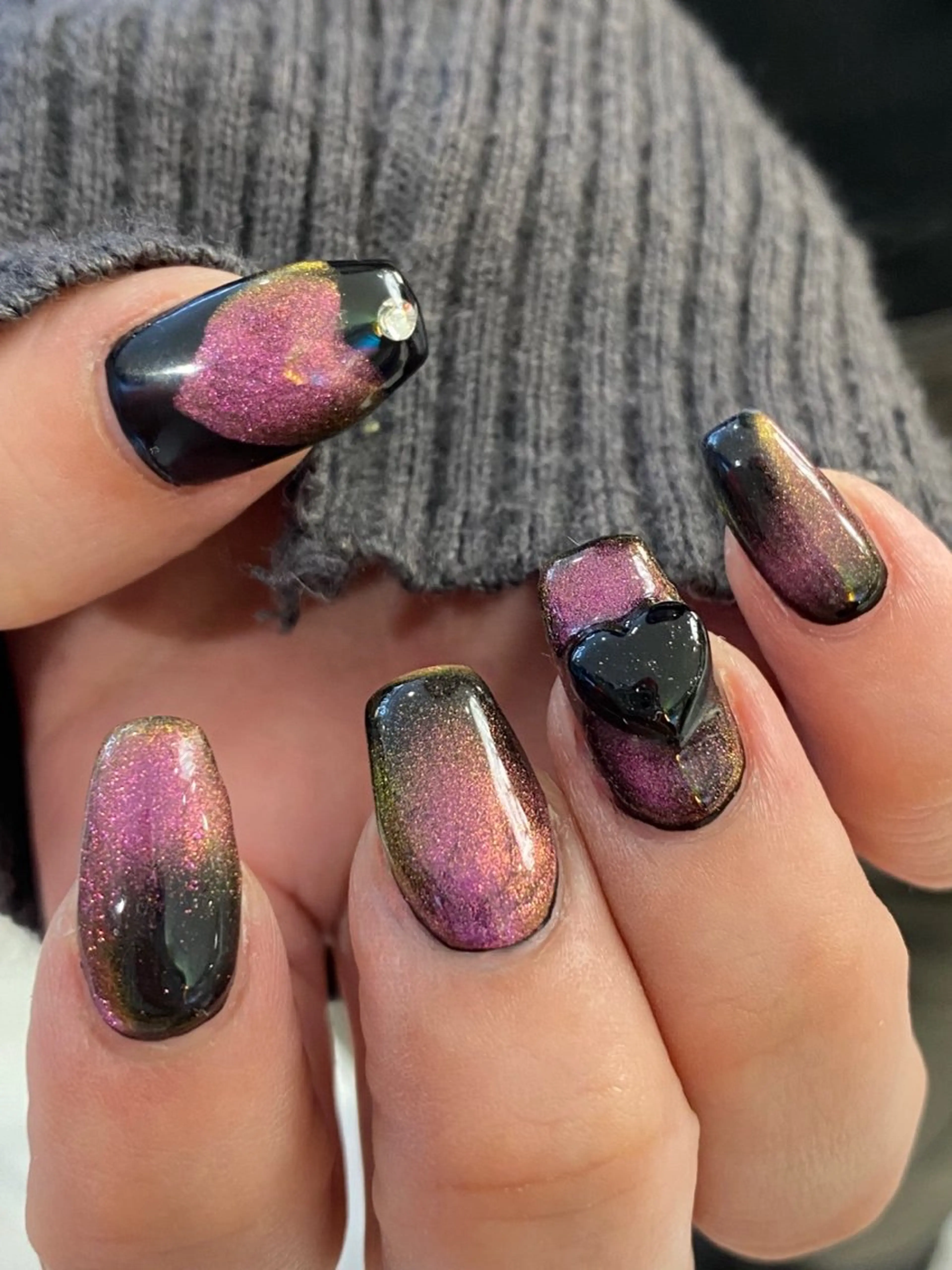 ネイル ハンドネイル カンナ【Y2Kネイル /コーンロウ】のネイルデザイン