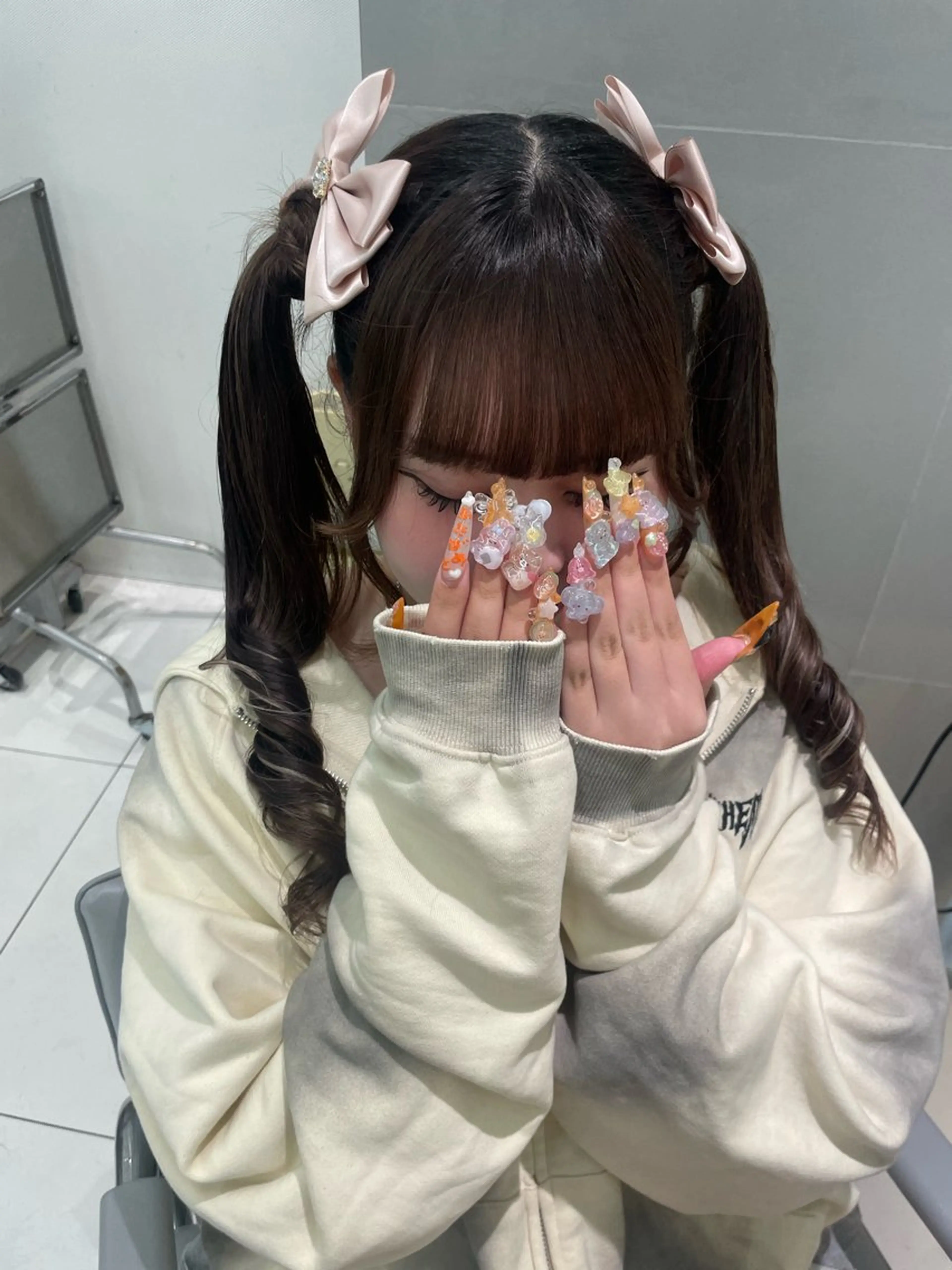 ヘアアレンジ ツインテール 結婚式・ブライダル ヘアセット ヘアセット🎀耳つぼ 👂💎MONAMIのヘアスタイル