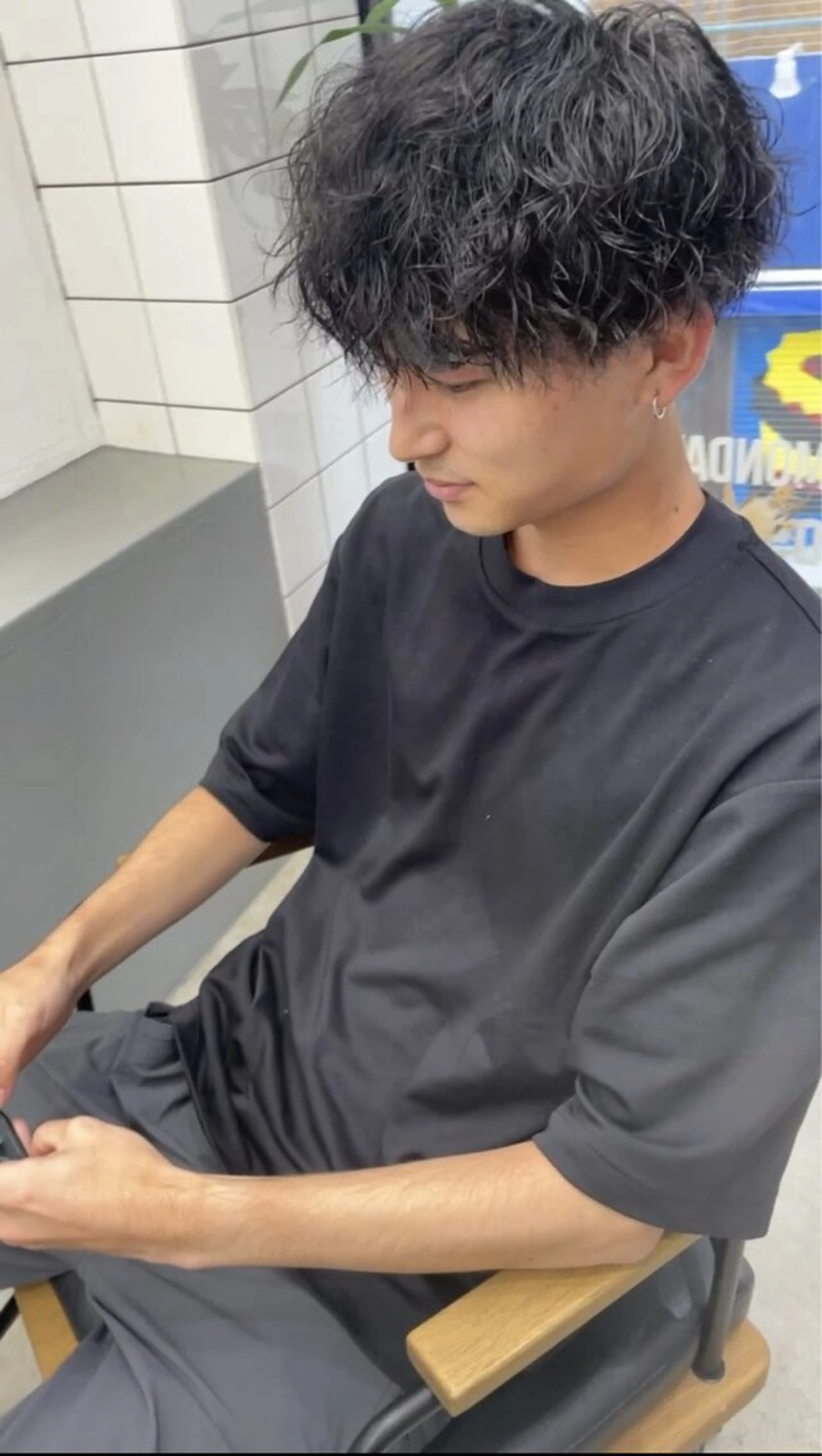 ショート パーマ メンズ メンズ専門サロン wokeのヘアスタイル