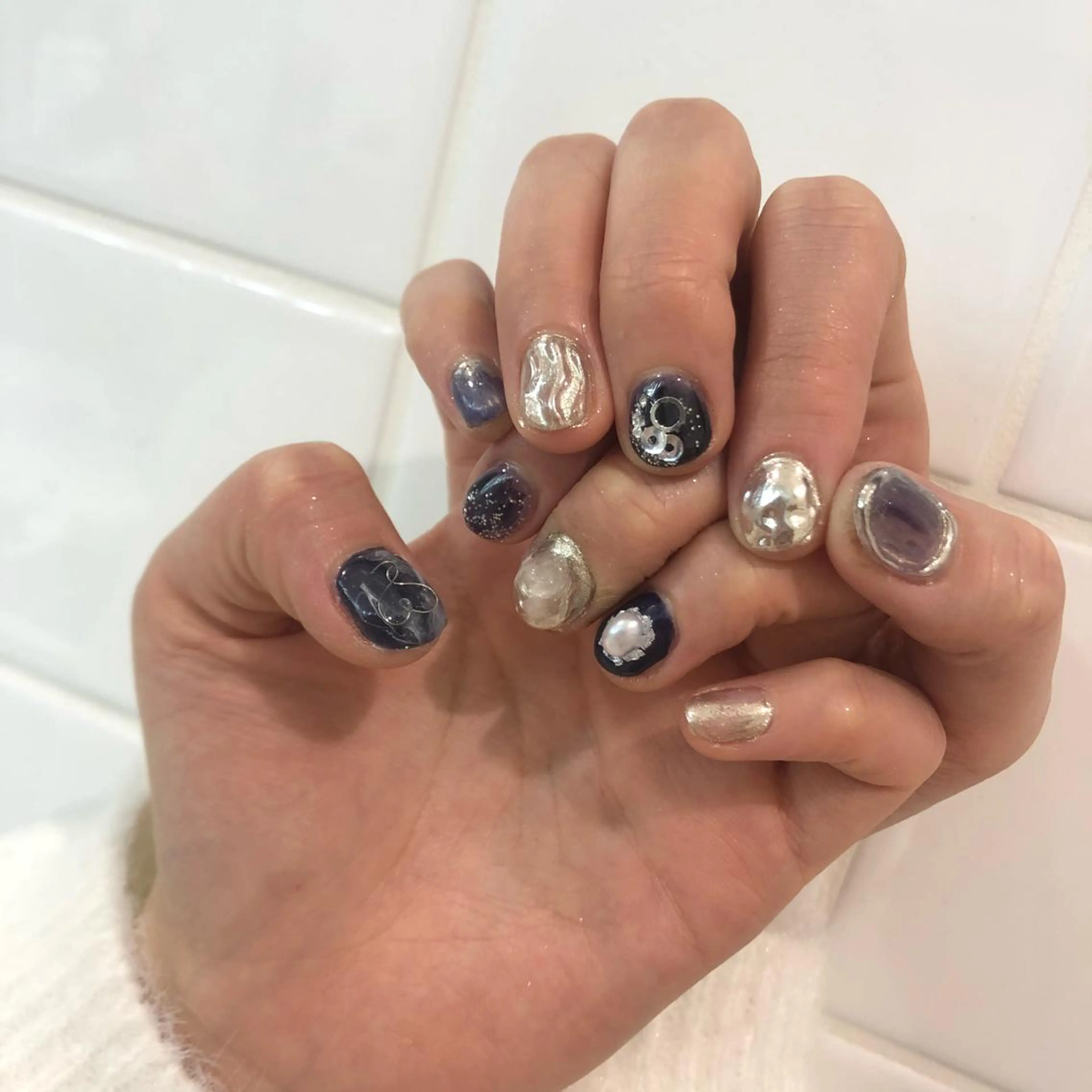 ネイル ハンドネイル 【淡色color/ nail】maikoのネイルデザイン