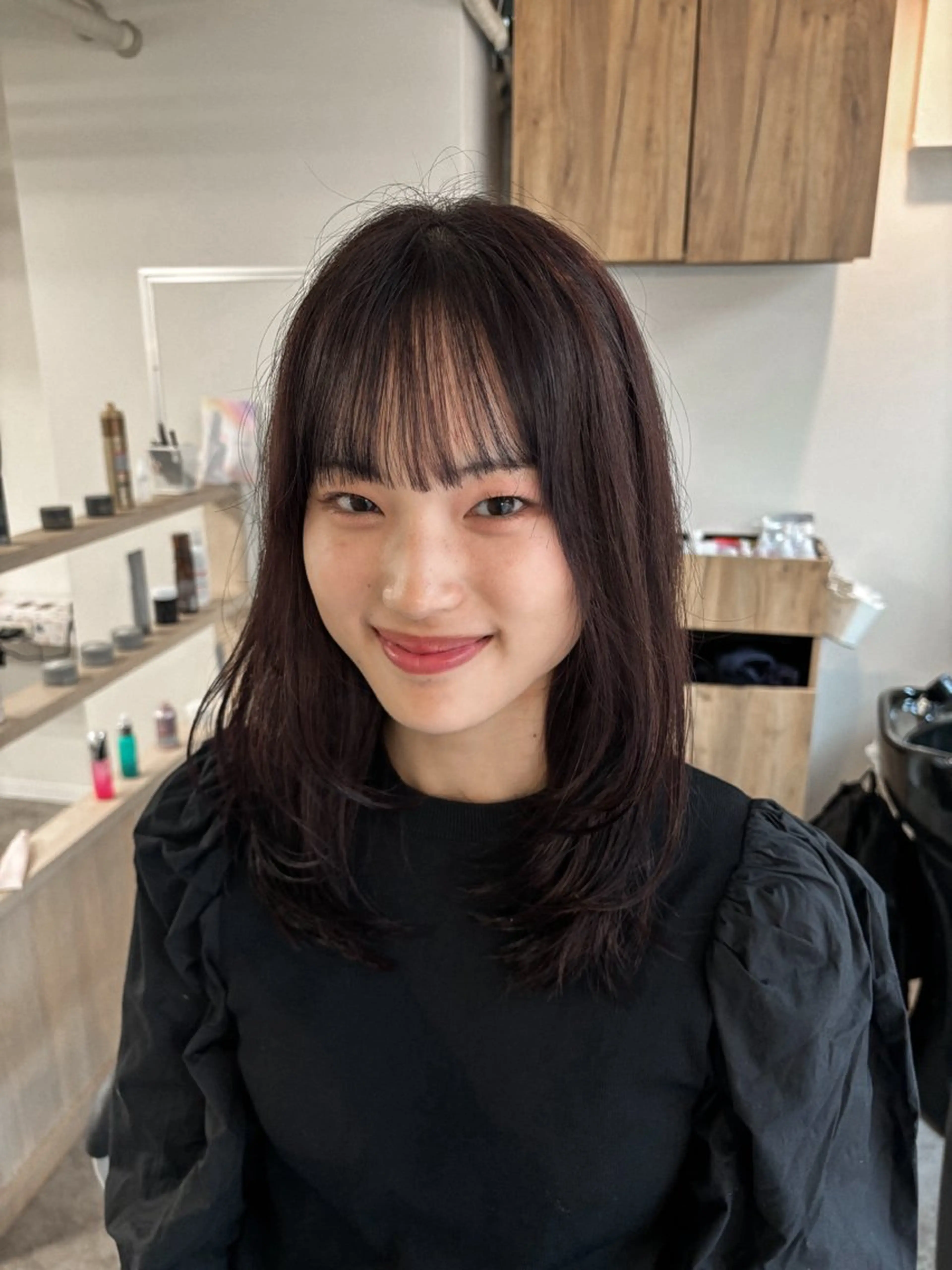 ミディアム 【抜け感ヘア🌿】 natuna.のヘアスタイル