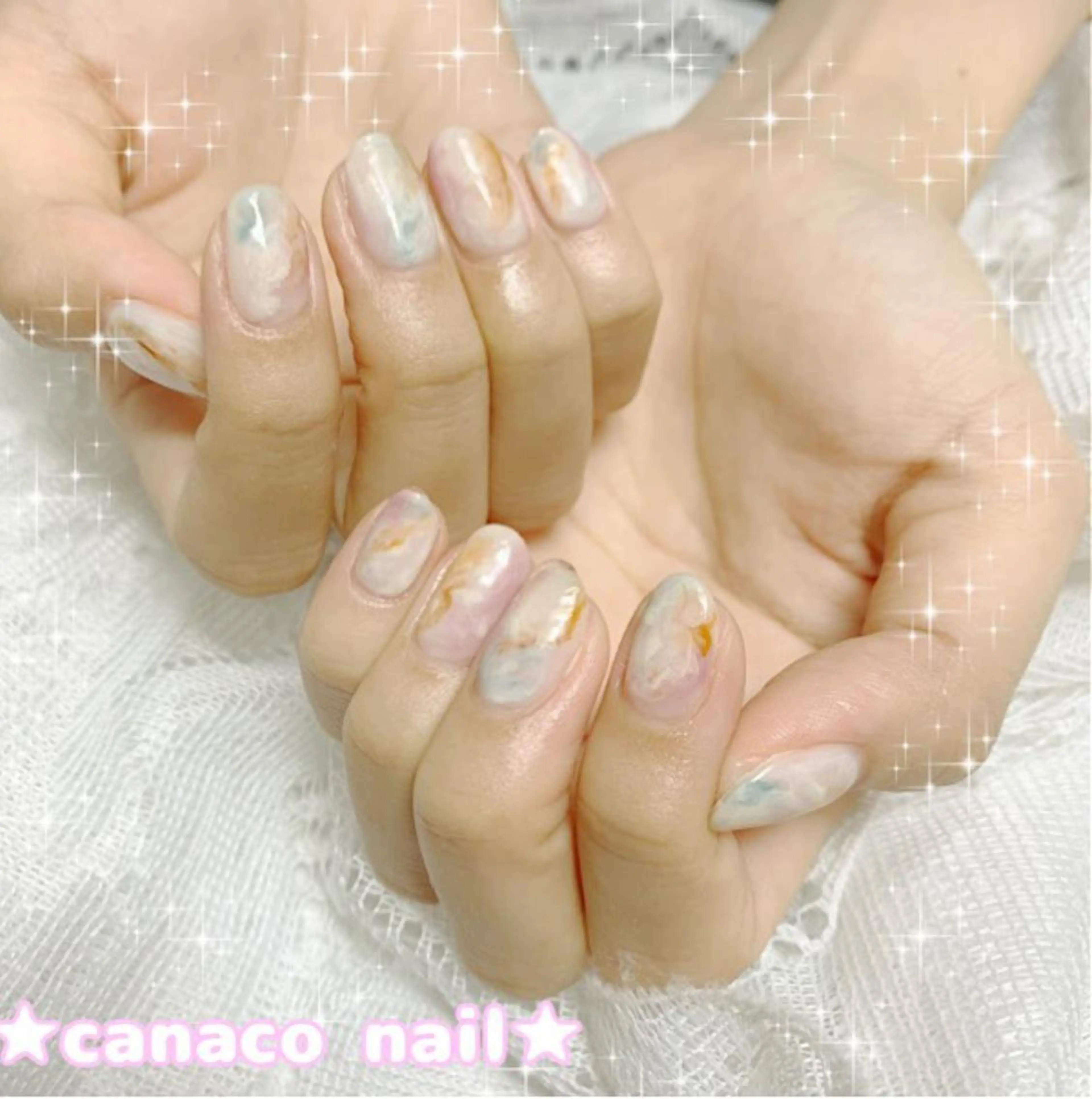 ネイル アートネイル ジェルネイル ニュアンスネイル パラジェル ストーンネイル ハンドネイル ハンドケア Felice所属・ベテランネイル cnc  nailのネイルデザイン