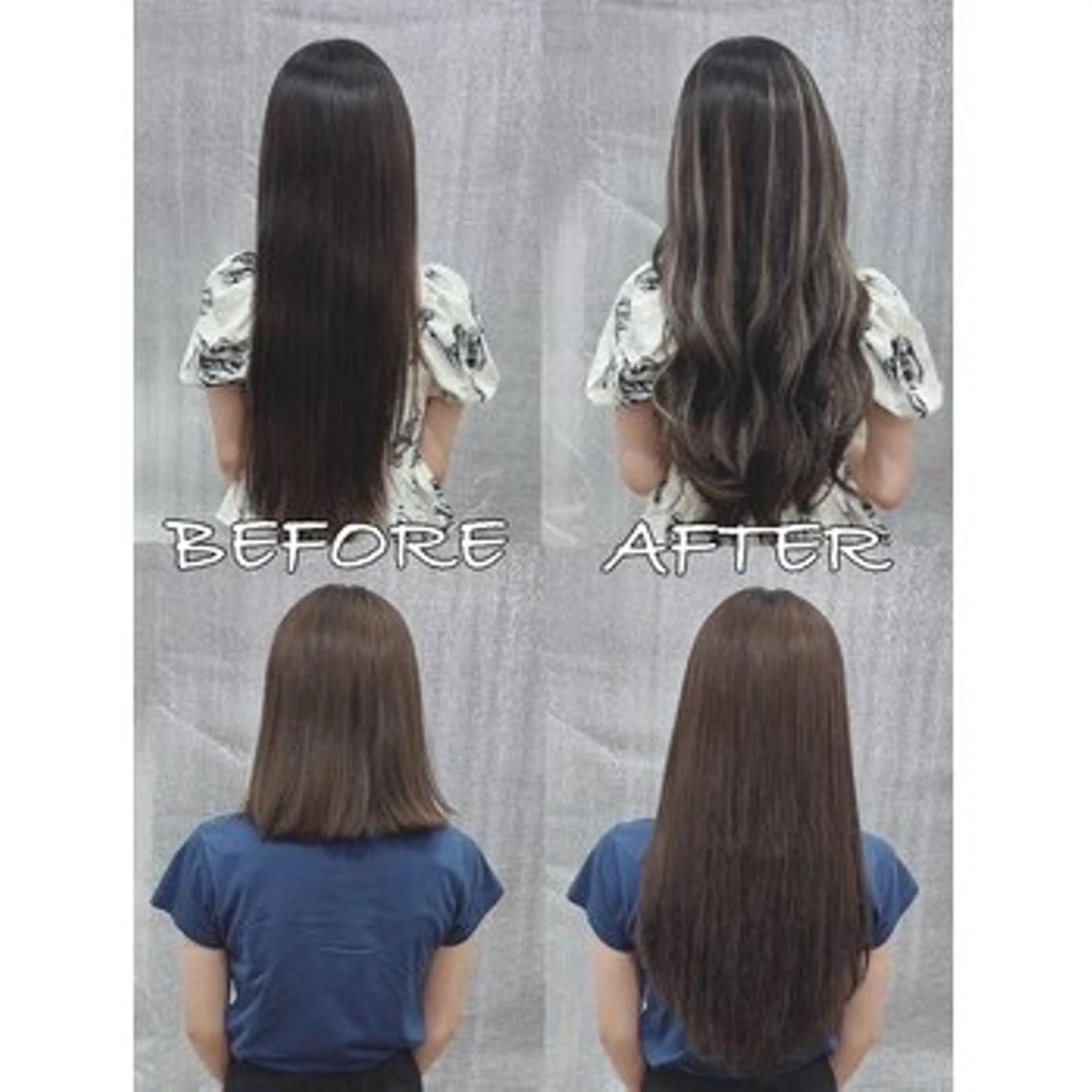 ロング カラー ヘアアレンジ シールエクステ バレイヤージュ ブリーチ ケアブリーチ ダブルカラー LIP 大阪本店 エクステ 堀谷和孝のヘアスタイル