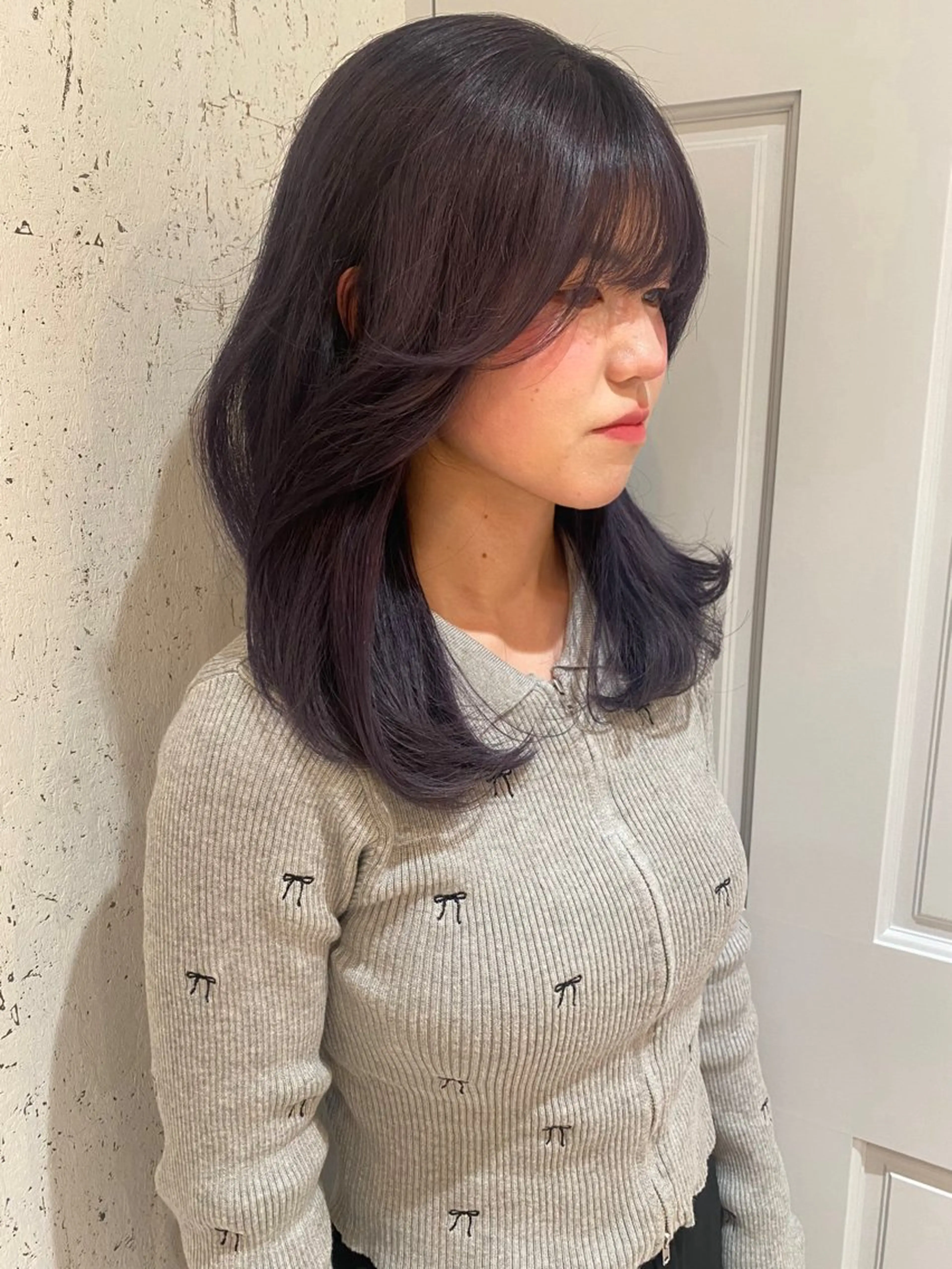 セミロング カラー カット ヘアカラー トリートメント mai / linoah˚✧のヘアスタイル