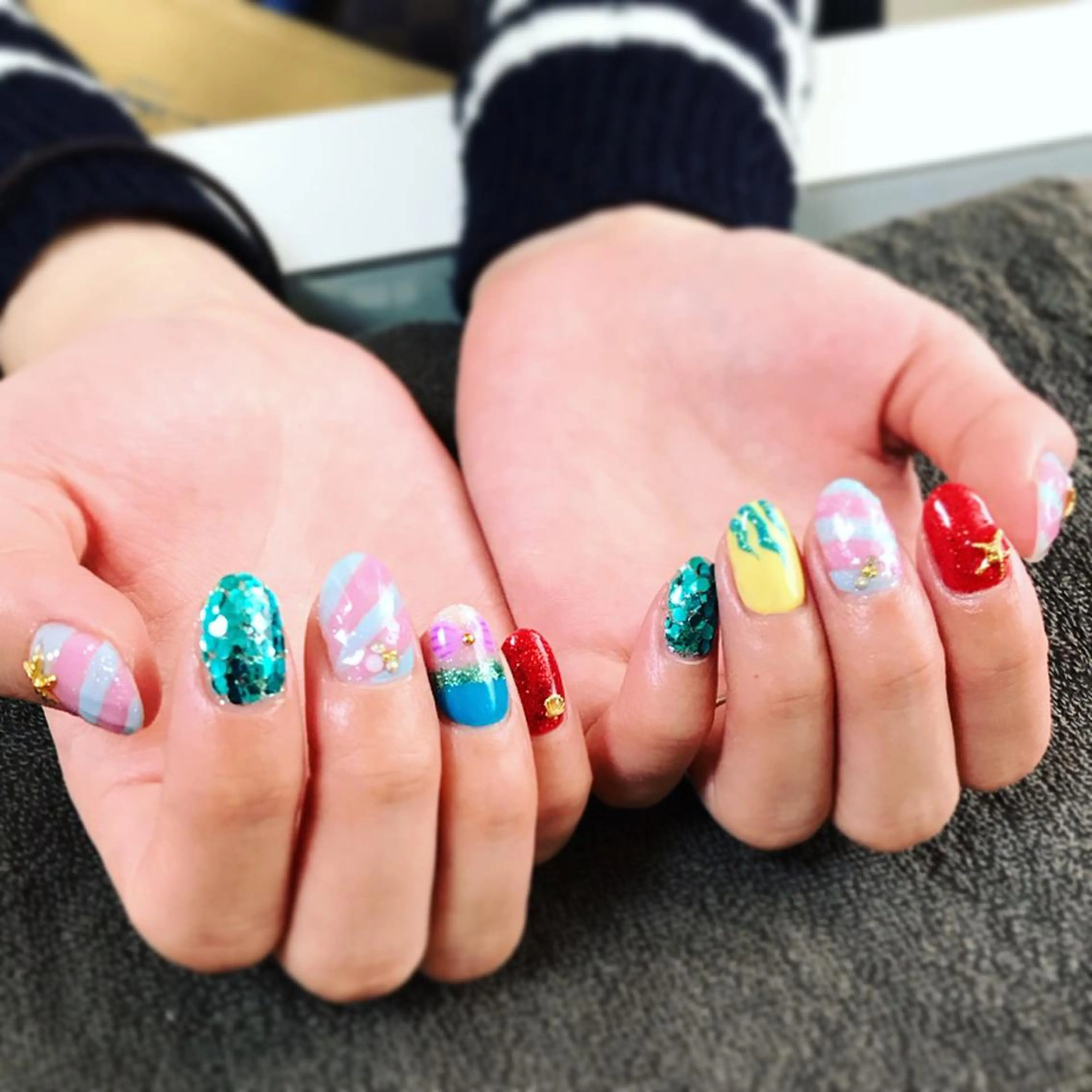 ネイル 持ち込み ハンドネイル Masuko Yasukaのネイルデザイン