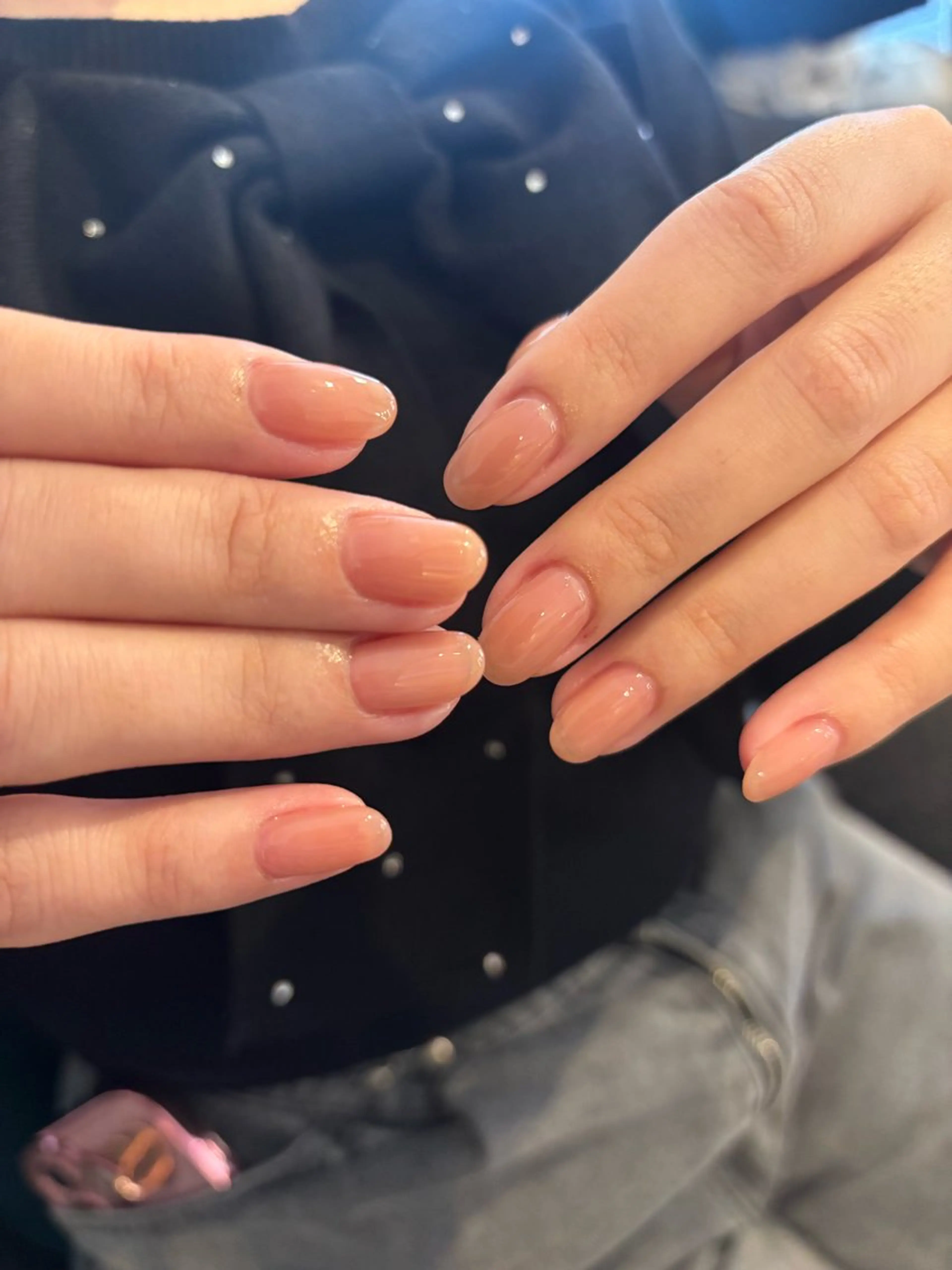 ネイル ジェルネイル 持ち込み ニュアンスネイル ワンカラーネイル パラジェル ハンドネイル ikoi Raraのネイルデザイン