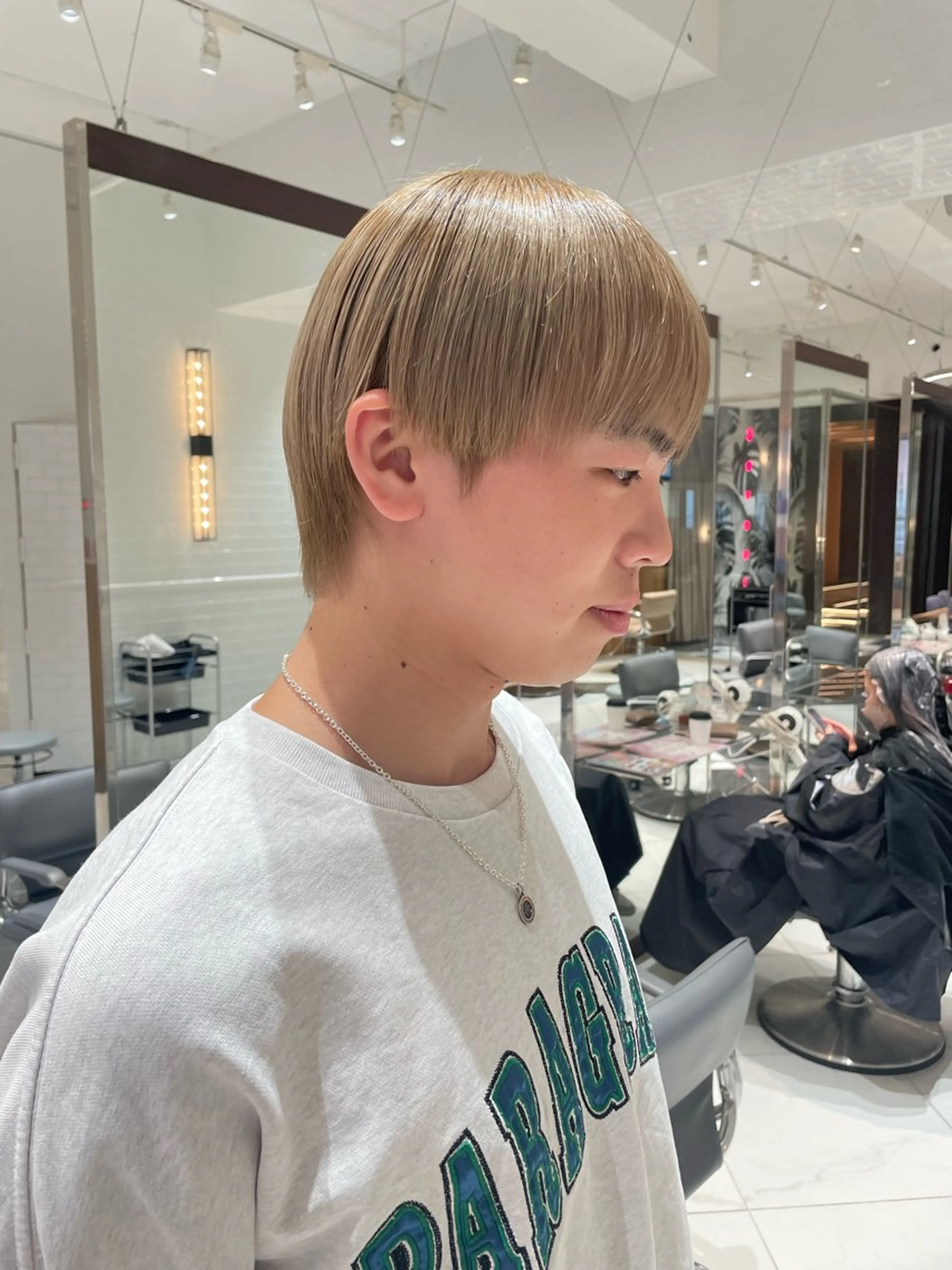 ショート カラー メンズ ヘアカラー 無料ショートカット 募集中📛杏のヘアスタイル