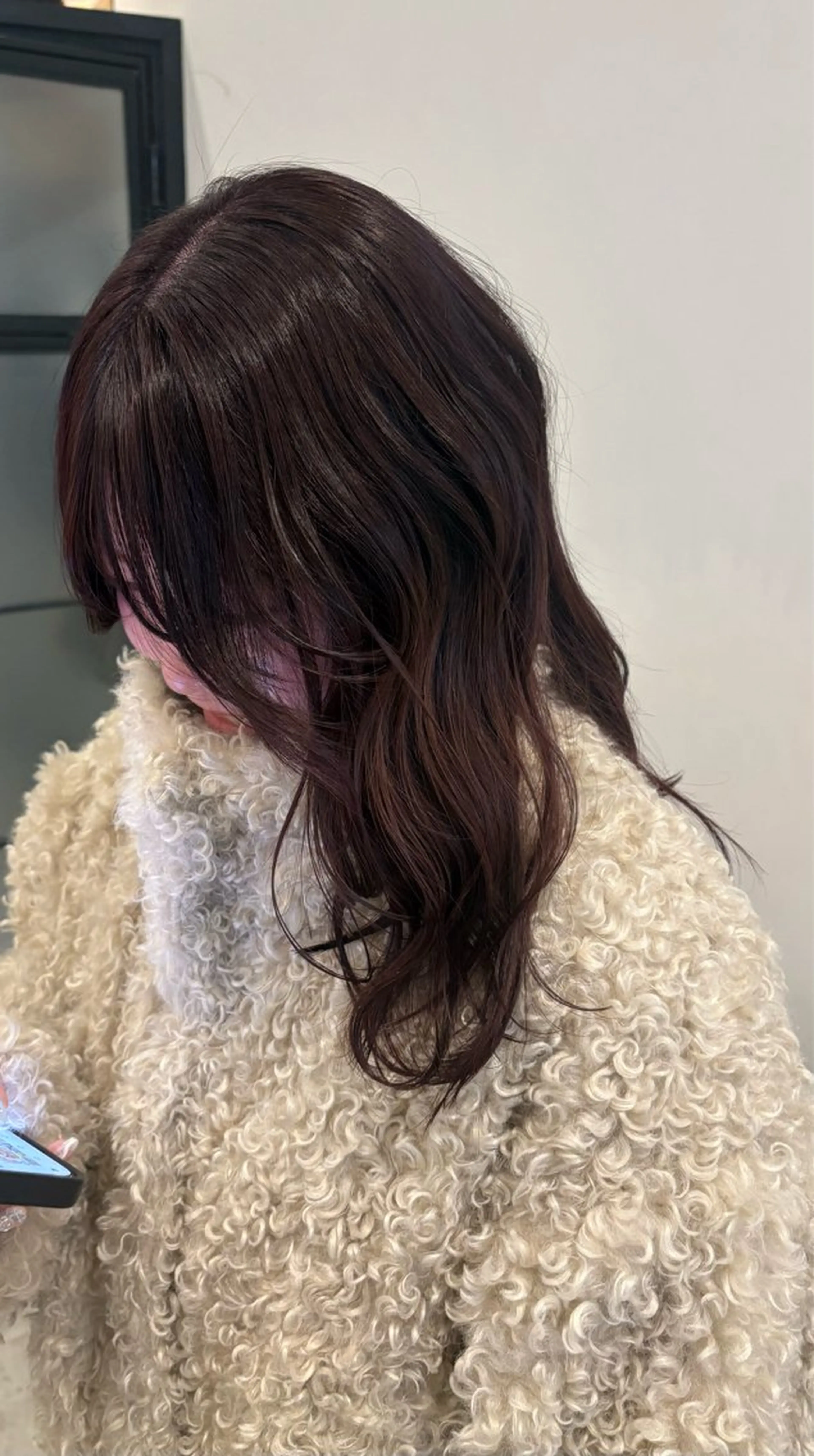 セミロング ヘアカラー ♡🌸 冬桜（kazusaのヘアスタイル