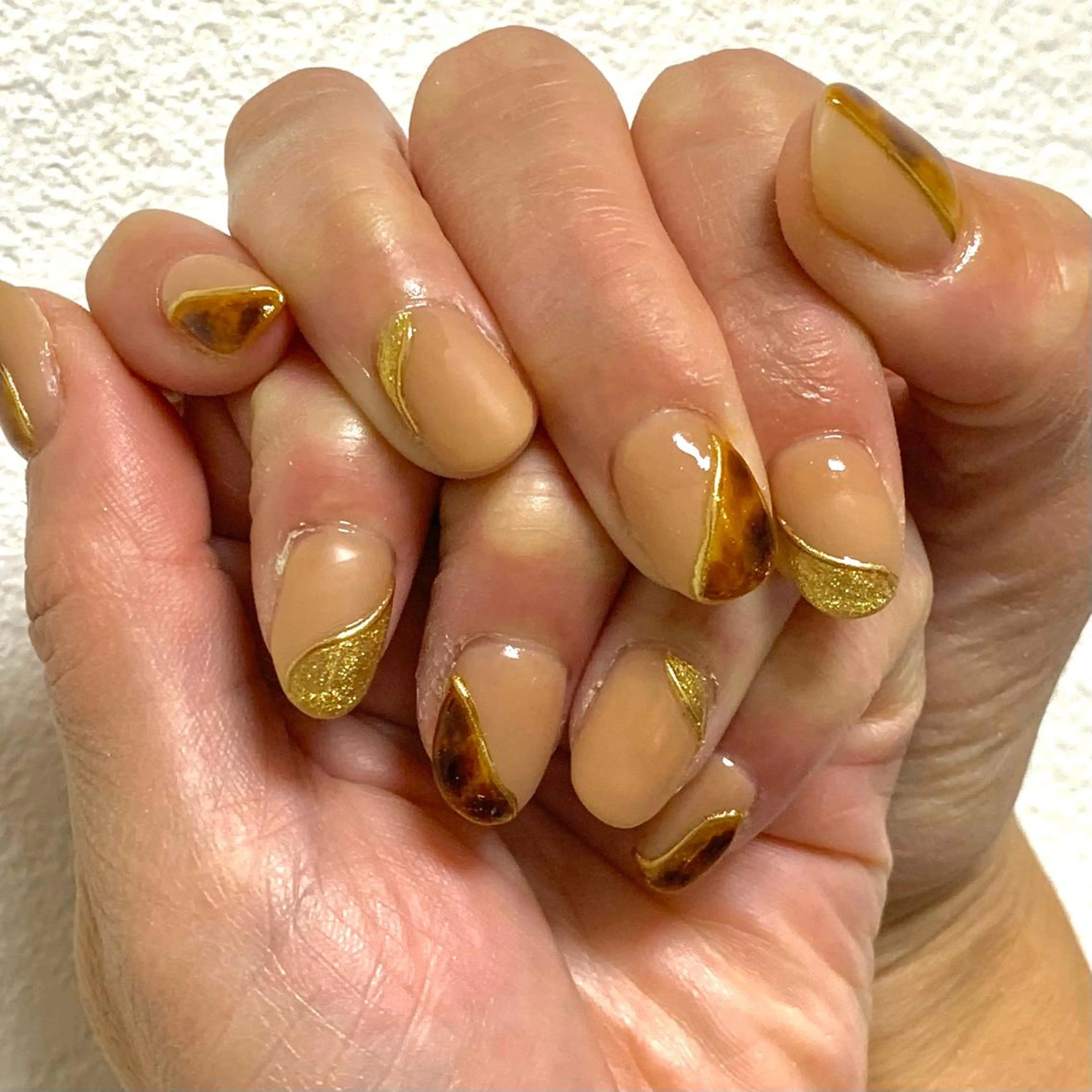 ネイル ハンドネイル καρδιά -ｶﾙﾃﾞｨｱ-のネイルデザイン