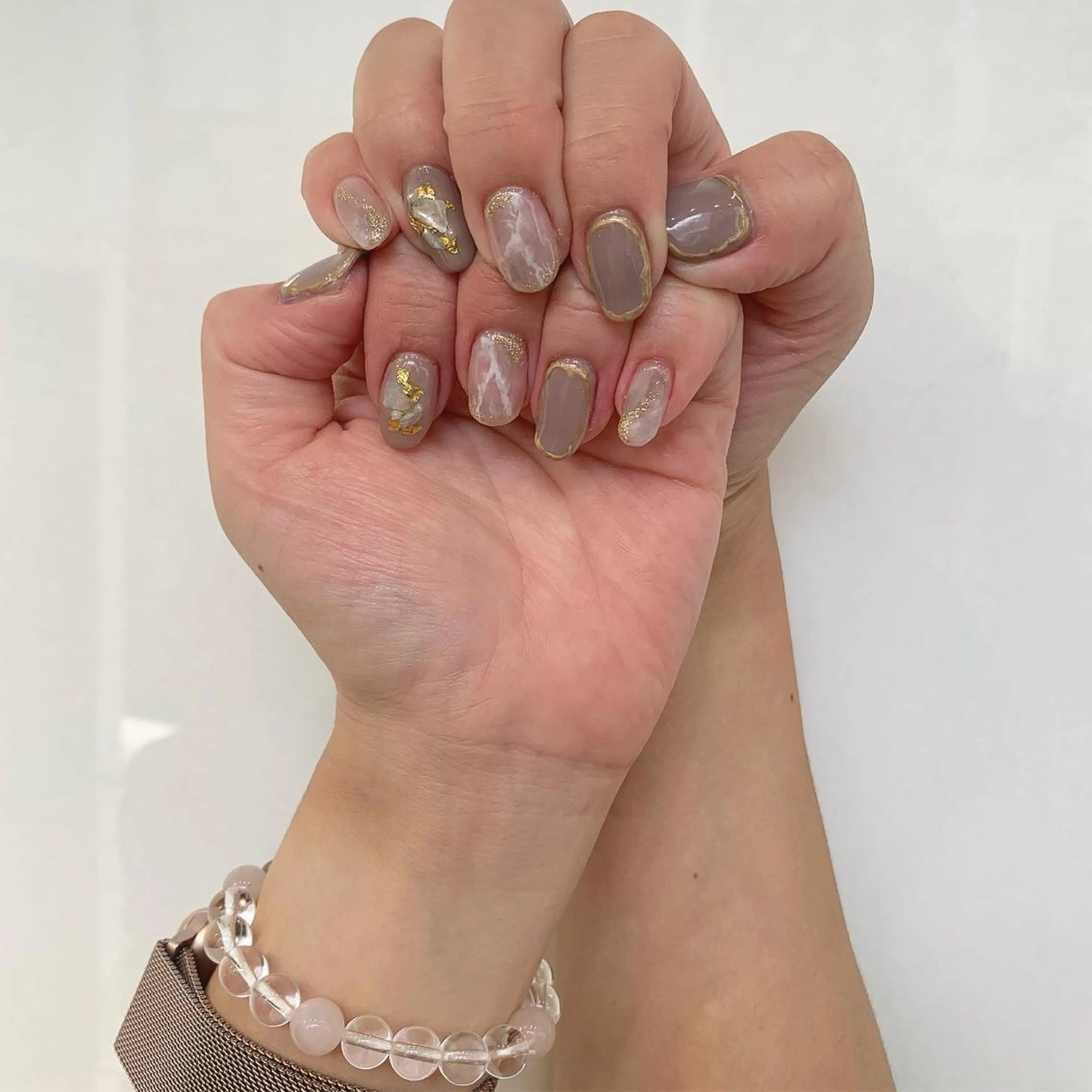 ネイル ニュアンスネイル 韓国ヘア🦋 MIYUのヘアスタイル