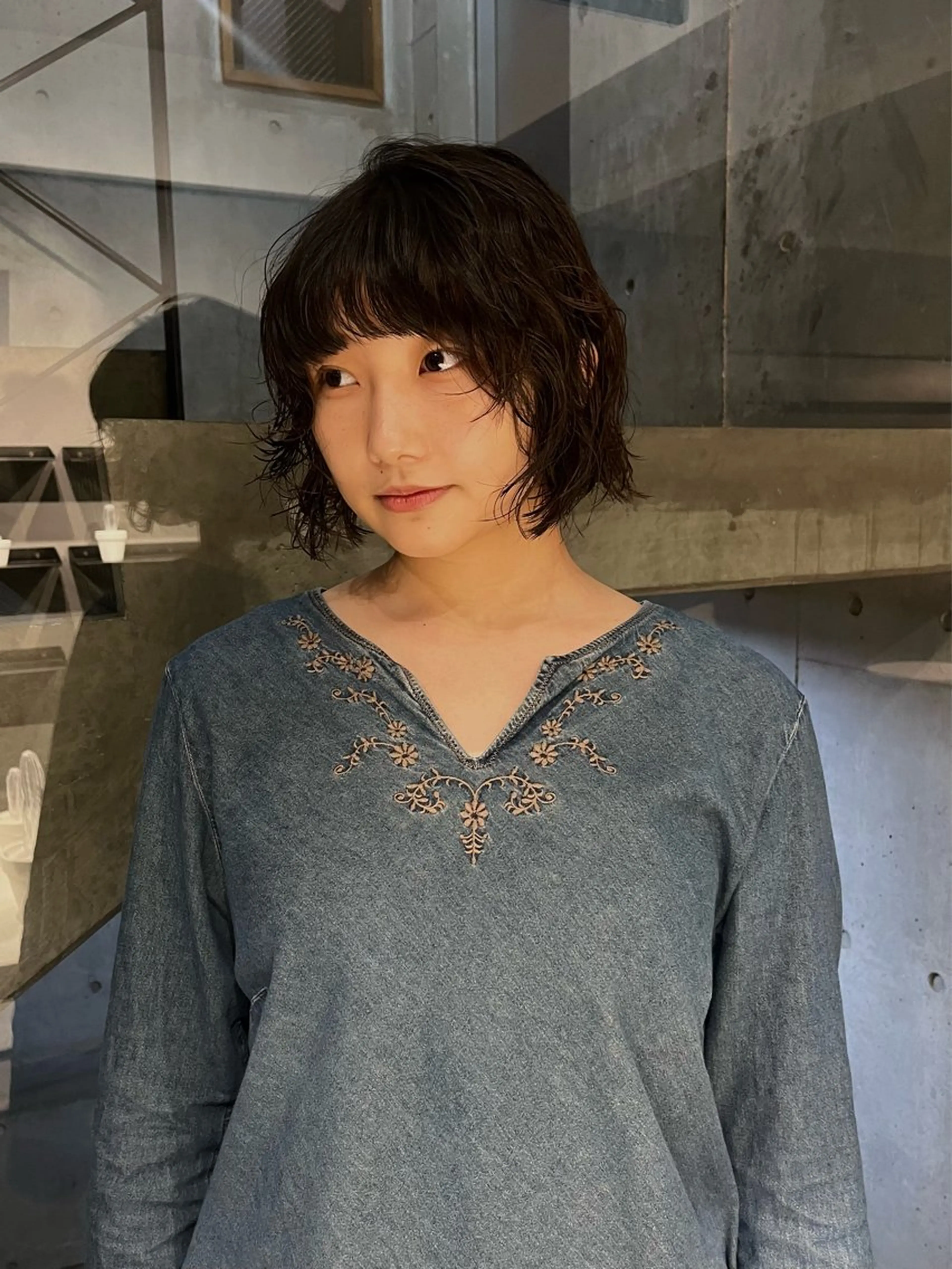 パーマ NERO 眞下秋歩のヘアスタイル