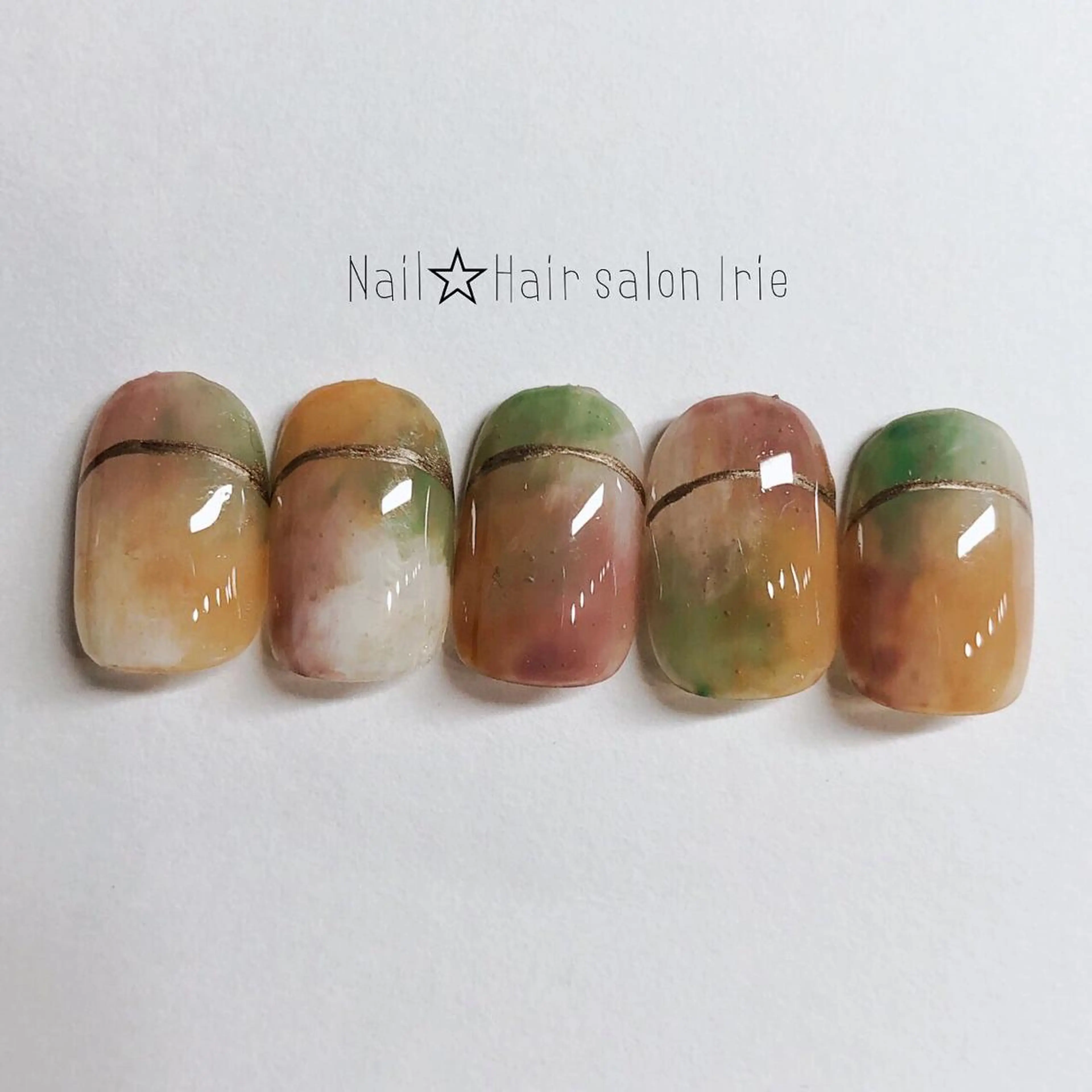 ネイル ハンドネイル Hair salon Irie所属・與儀 知佳のネイルデザイン