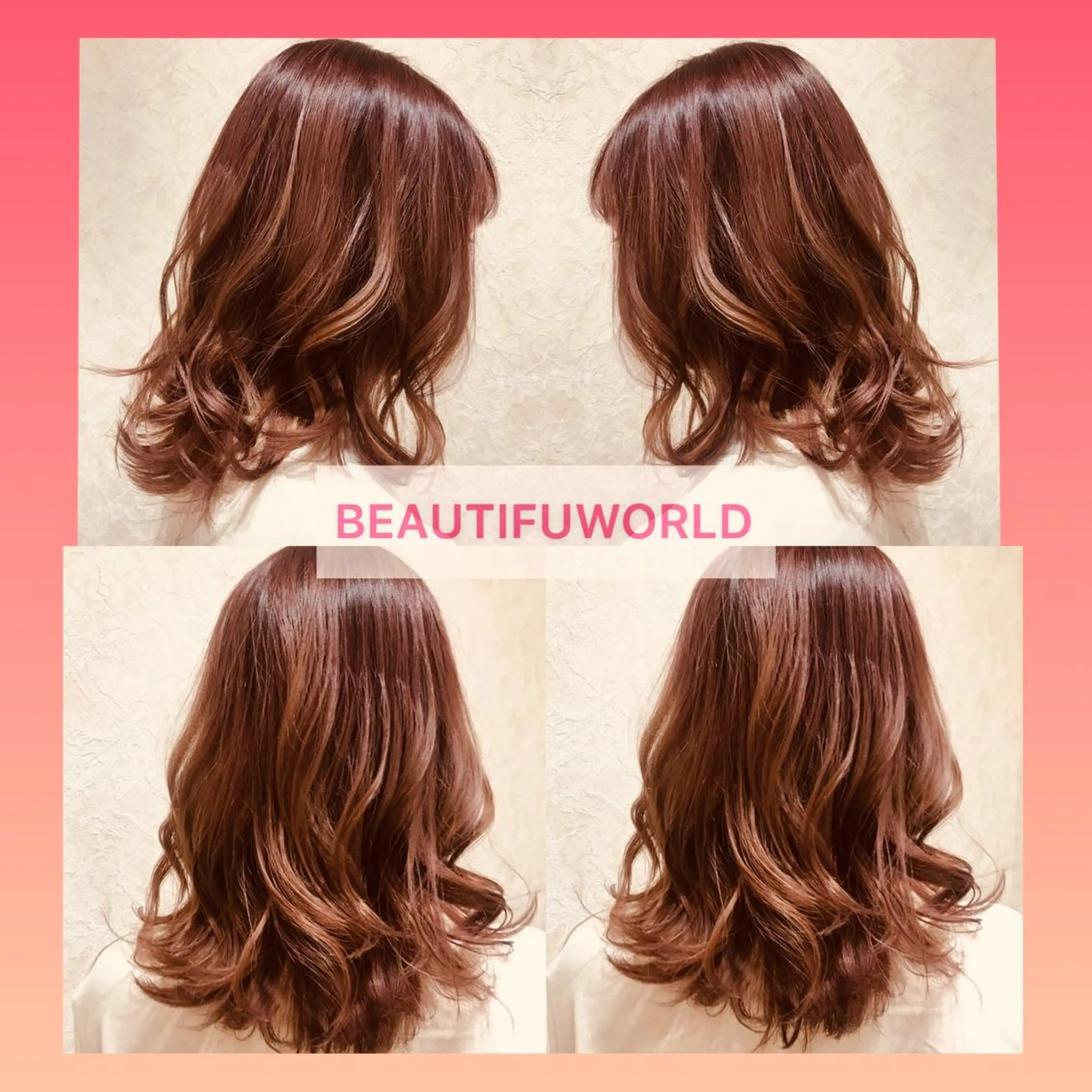 セミロング カラー T Maiのヘアスタイル