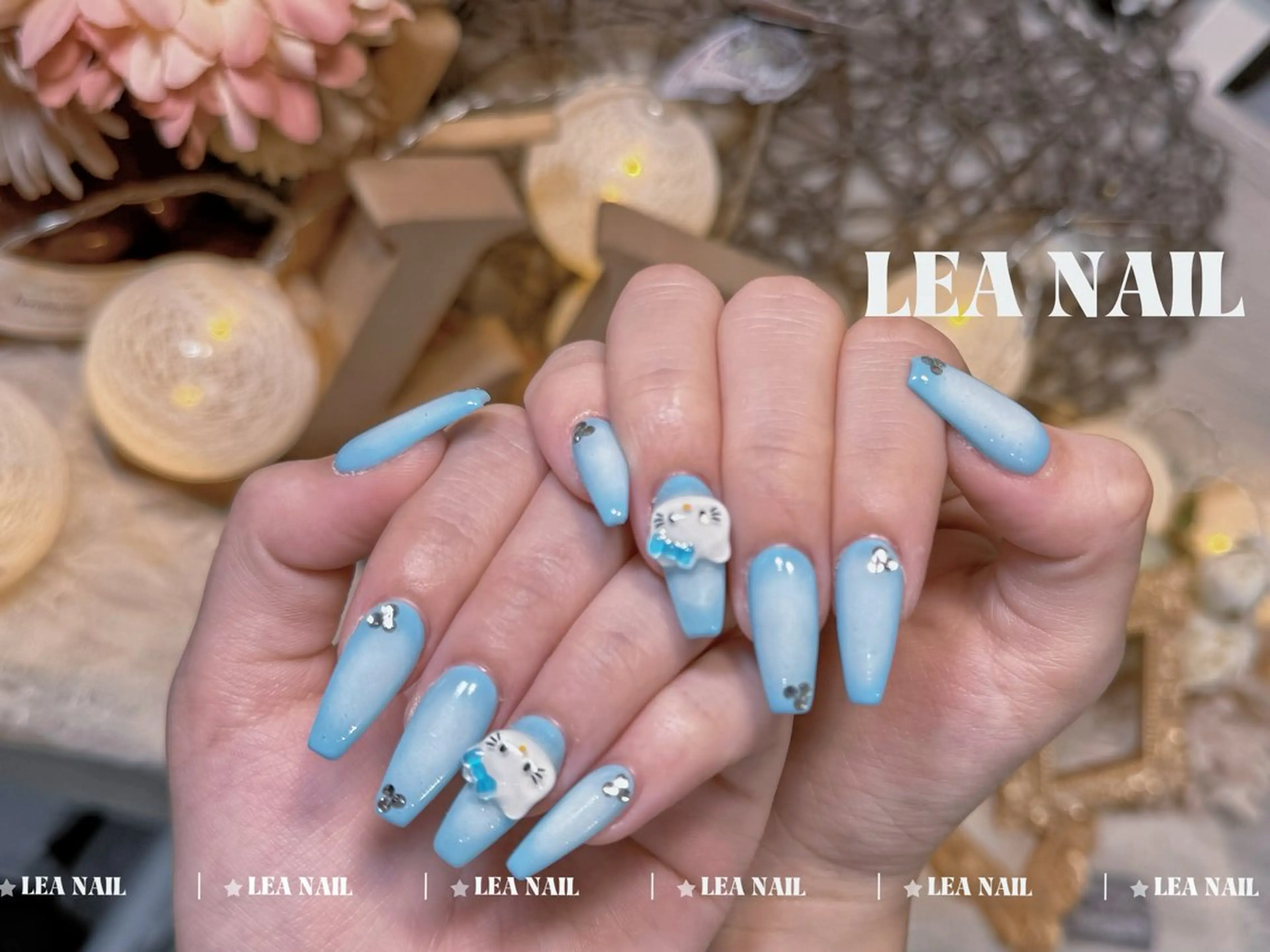 ネイル チークネイル フラッシュネイル フットネイル フレンチネイル ジェルネイル Luxe Nail Salonのネイルデザイン