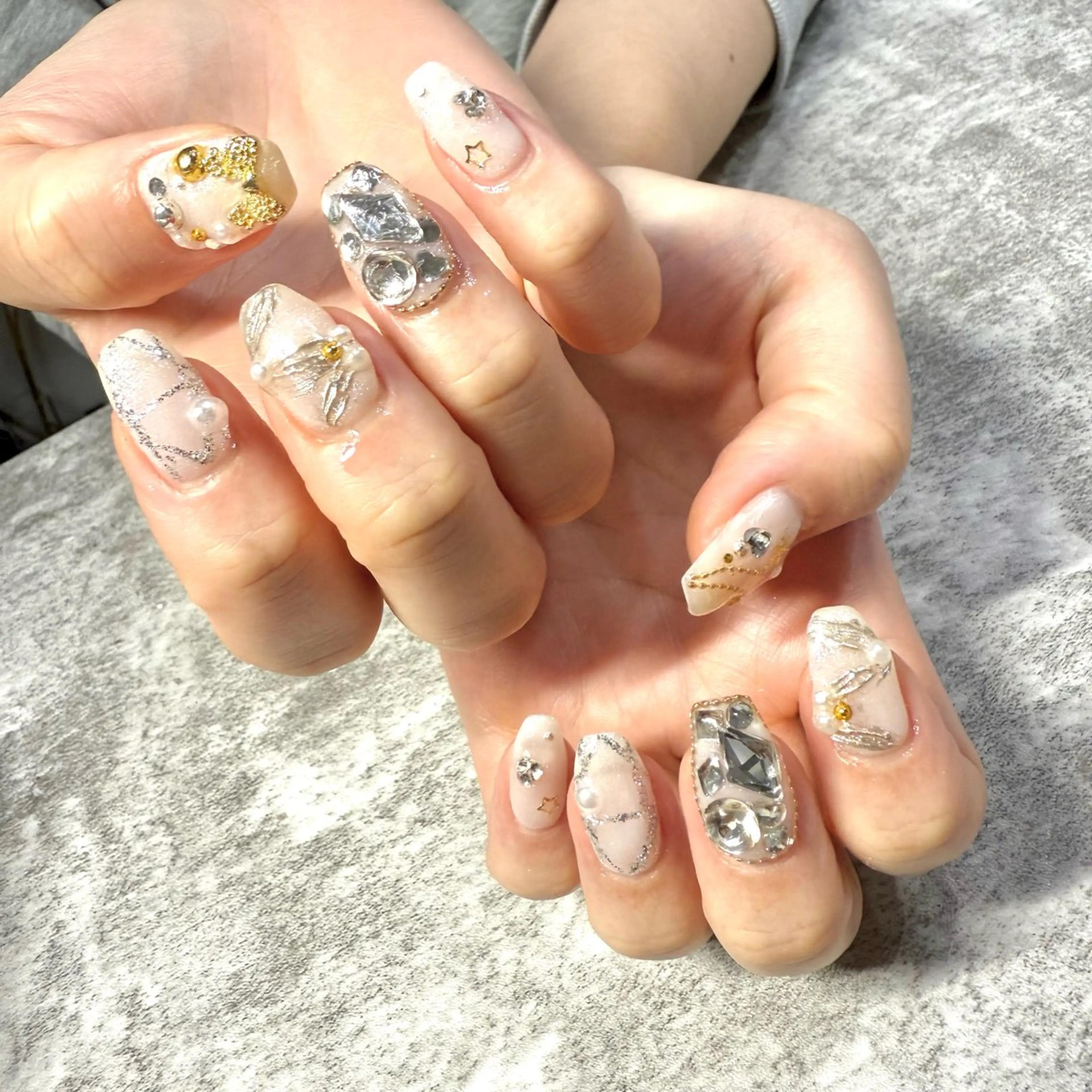 ネイル 冬ネイル クリスマス ハンドネイル ★Rinail... .のネイルデザイン