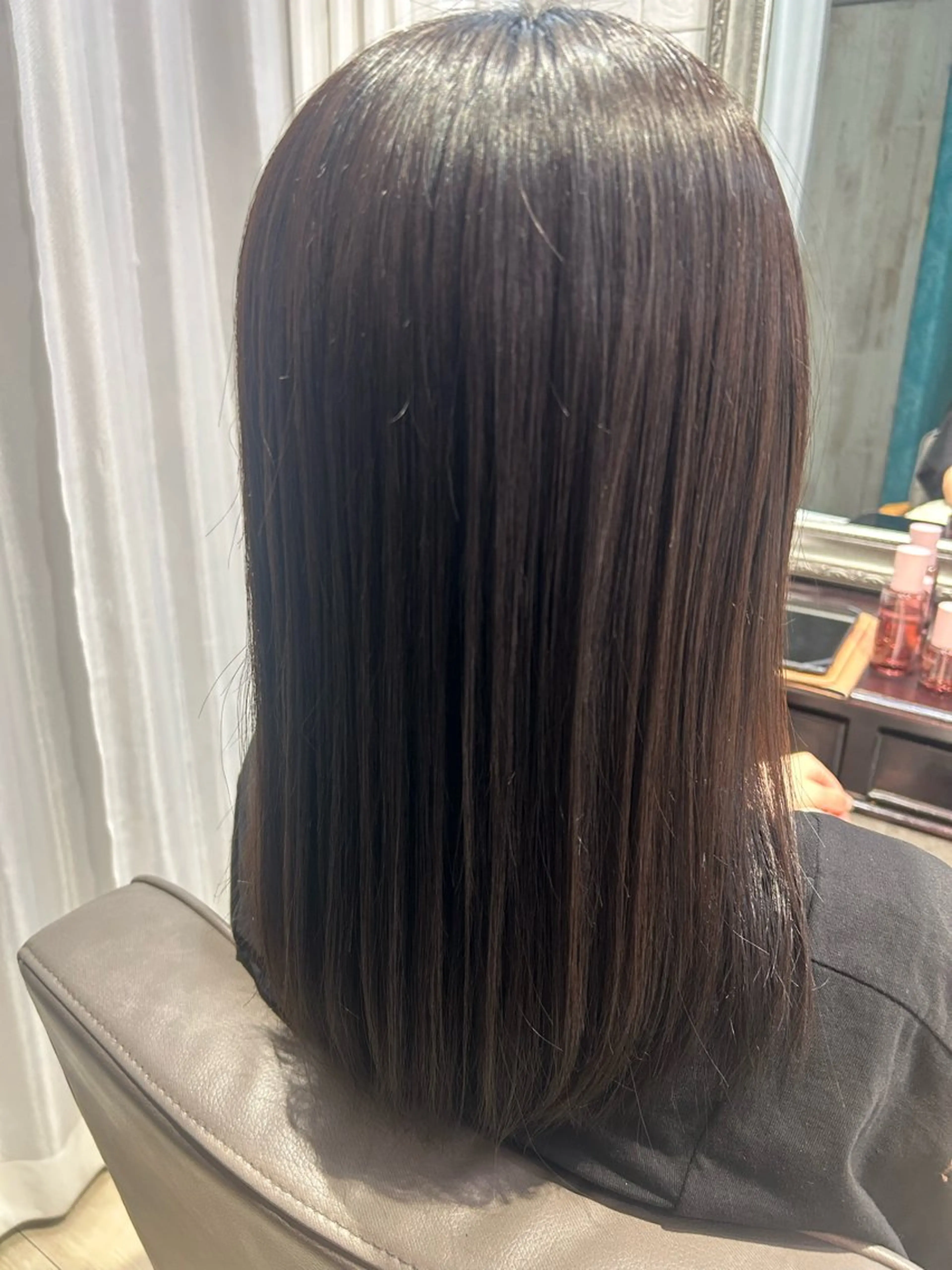 セミロング ヘアカラー 暖色カラー｜艶髪｜ 🥨AIKA🥨のヘアスタイル