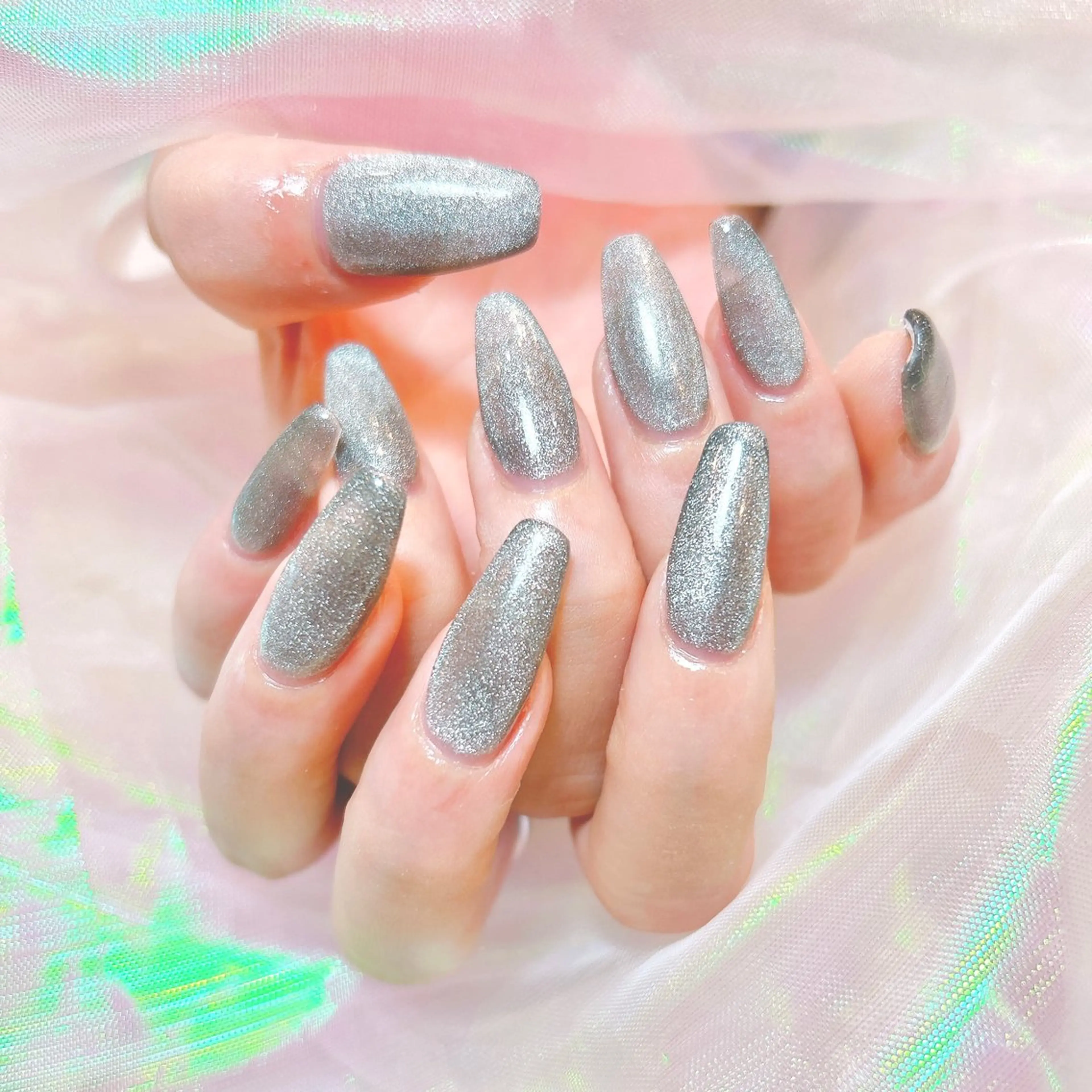 🐣チップ長さ出し10本 マグネットコース💅オフ込み🐣の写真