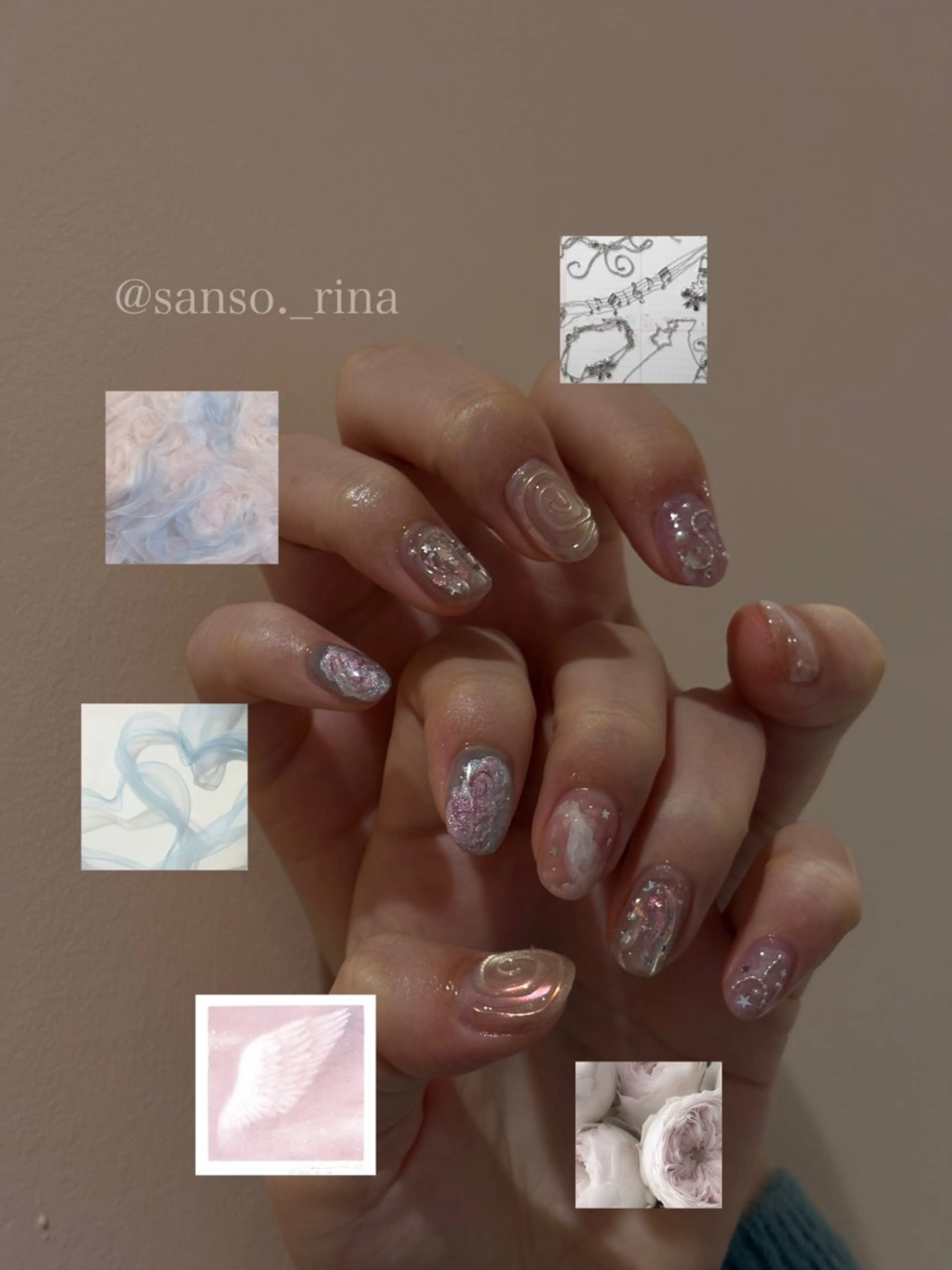 ネイル ハンドネイル フットネイル nuu 栄所属・早川 里奈のネイルデザイン