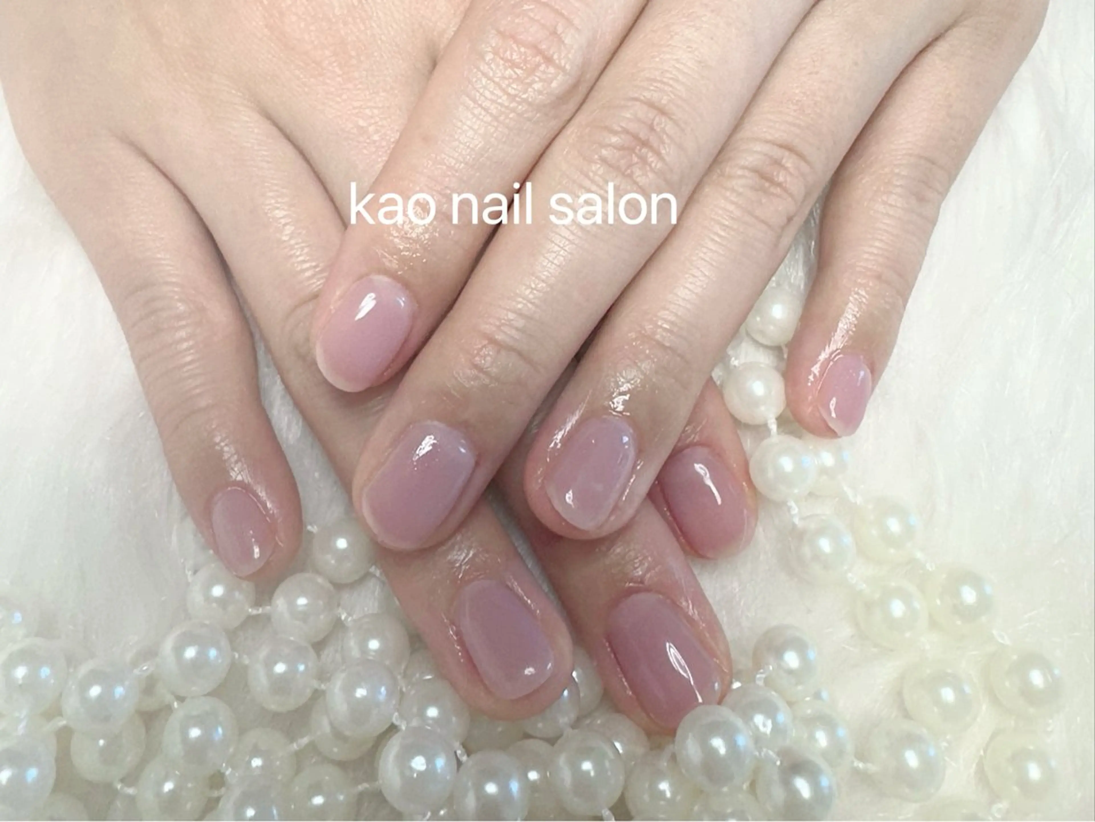 ネイル チークネイル 長さ出し フレンチネイル ジェルネイル ガラスフレンチ ハンドネイル kao nail マグネット/長さだしのネイルデザイン