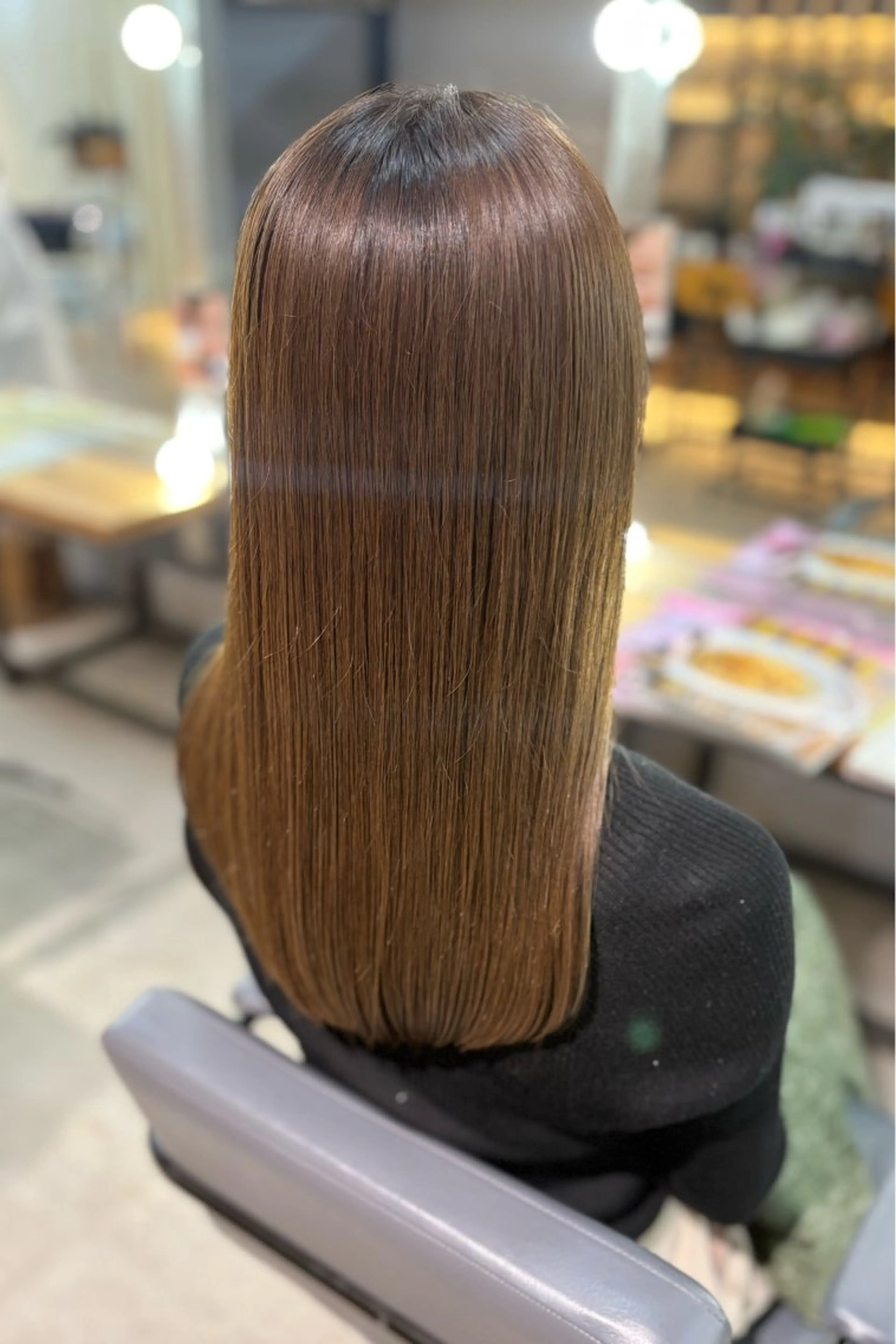 ロング カラー 菊地 紗矢のヘアスタイル