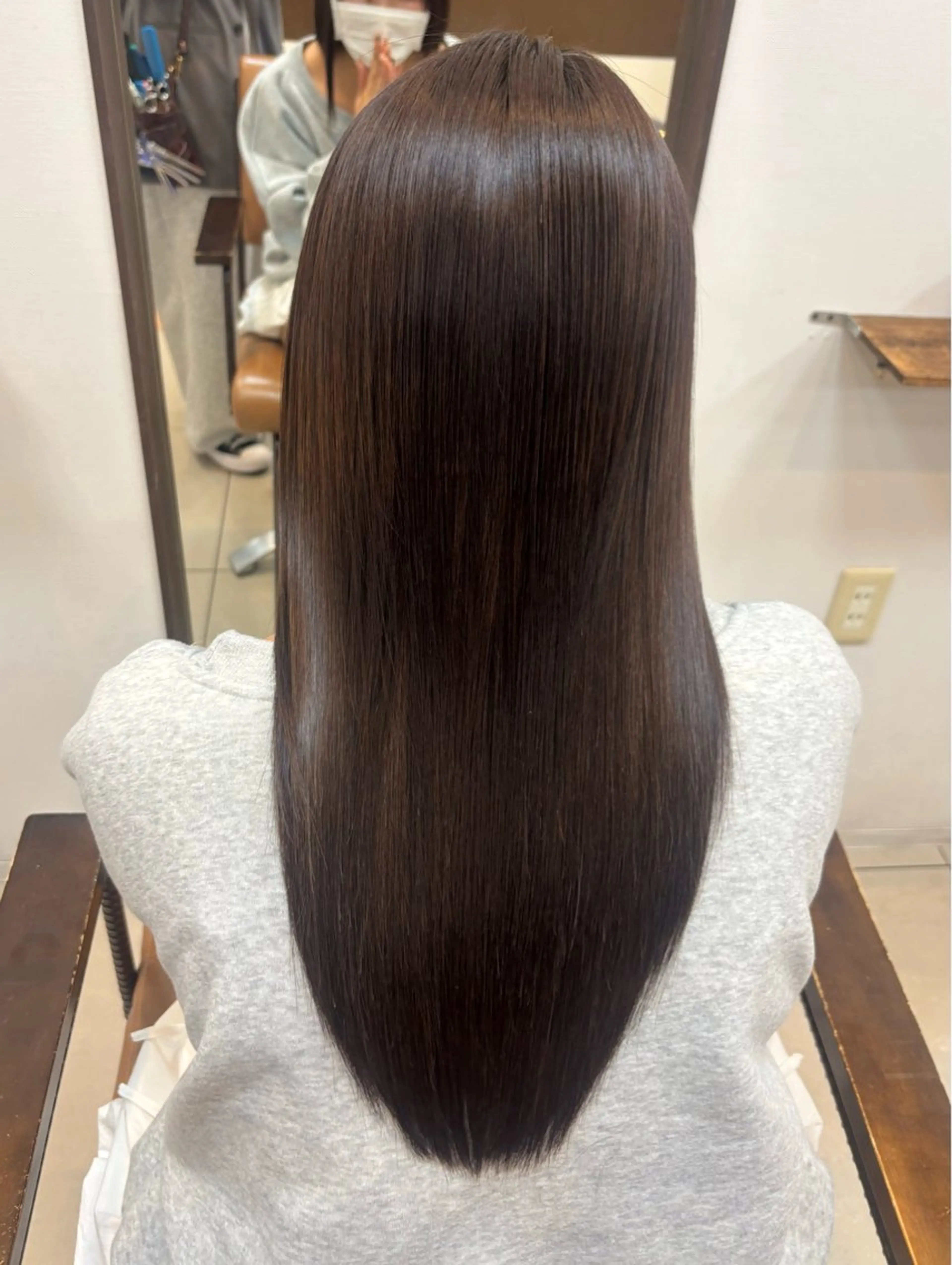 セミロング トリートメント 頭皮×髪質改善 透明感カラー💎中村のヘアスタイル