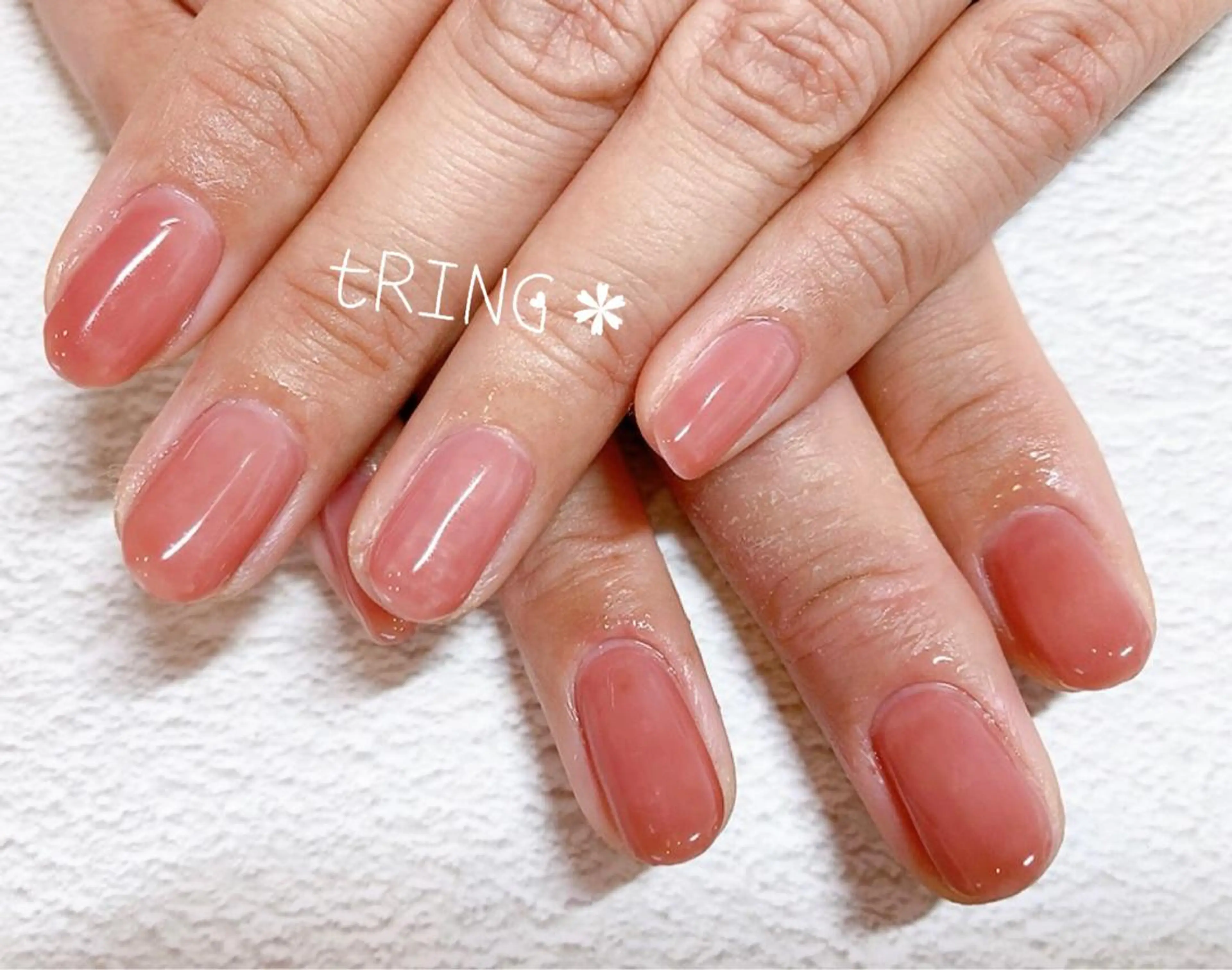 ネイル ハンドネイル tRING＊ しいの木台のネイルデザイン