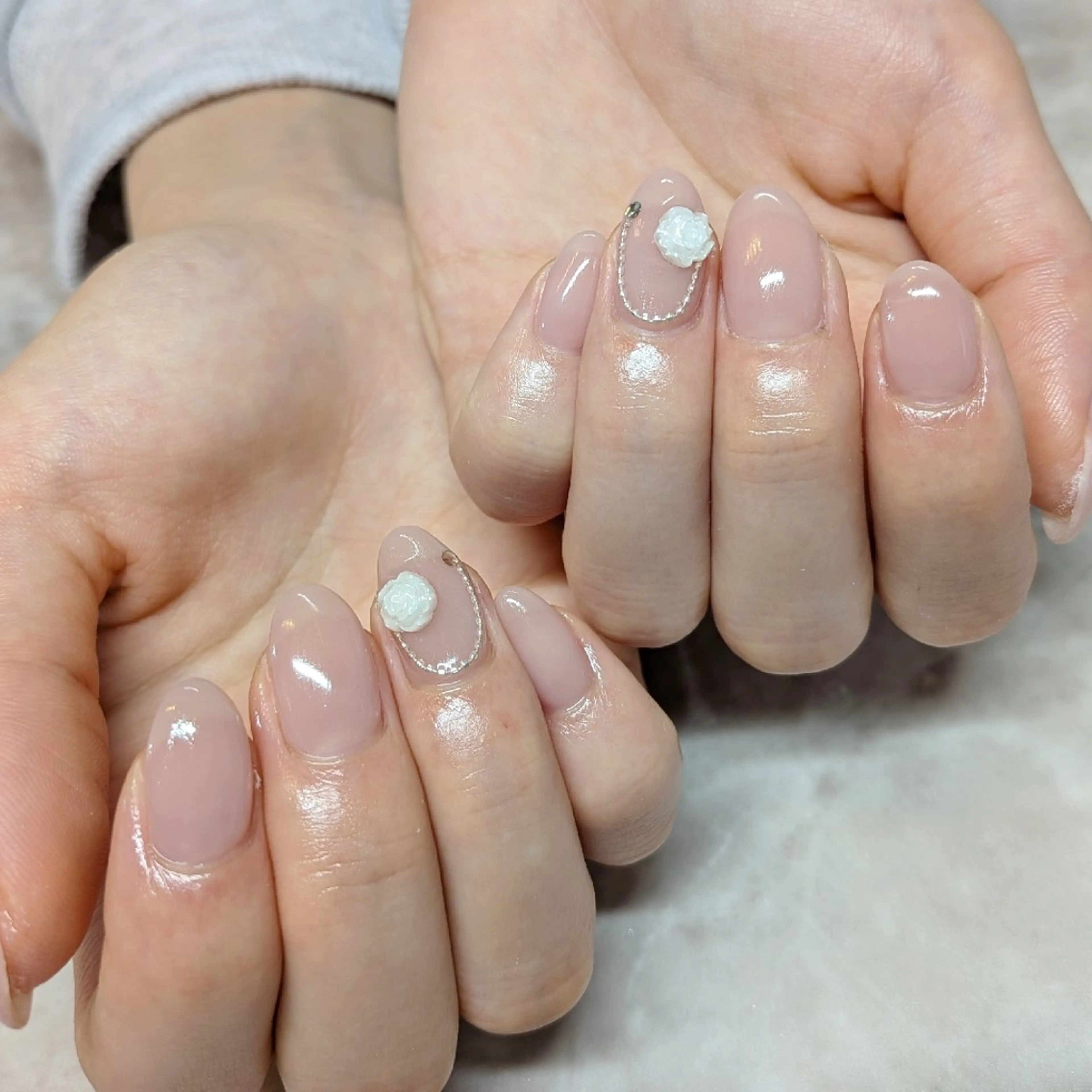 ネイル アートネイル ワンカラーネイル ワンホンネイル Shanti所属・Shanti🩵 NARITAのネイルデザイン