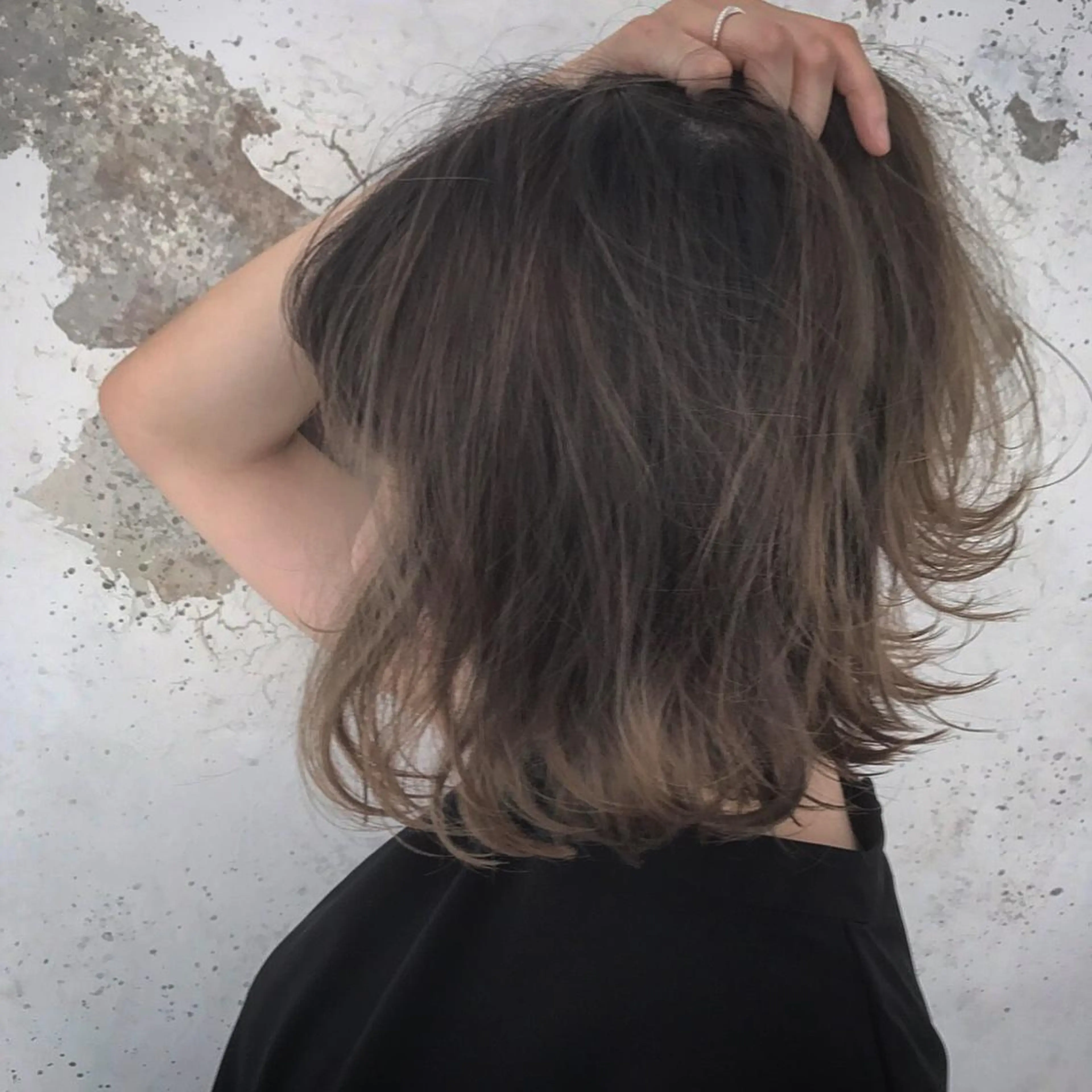 ミディアム カラー 髪質改善ストレート/レイヤーカット/Lee  Horie所属・髪質改善&縮毛矯正 池本　有宏のヘアスタイル