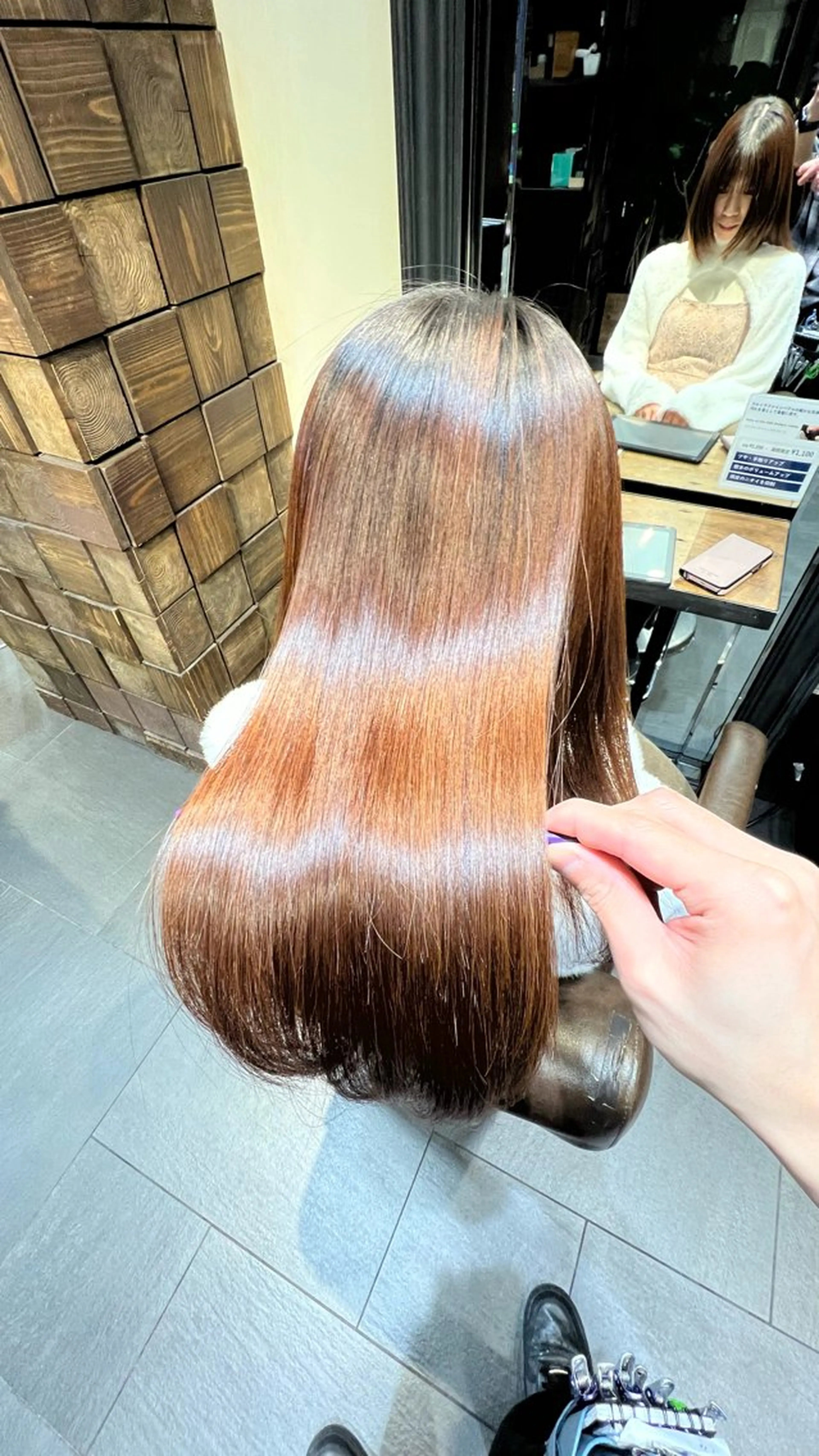 【🌸ワンカラー+Aujuaトリートメント🌸】髪のお悩みを改善⭕️の写真