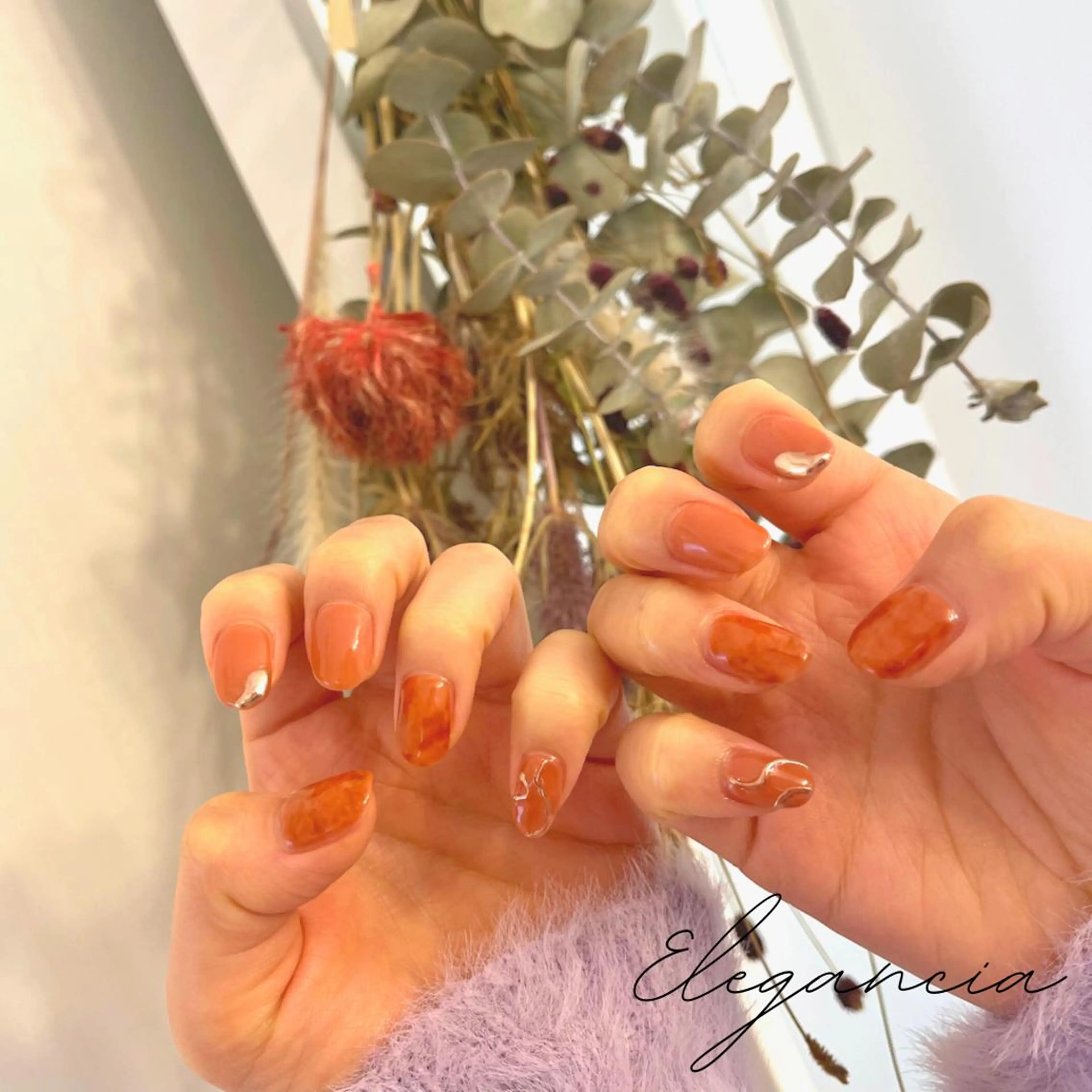 カラー ネイル Elegancia. Hiromiのネイルデザイン