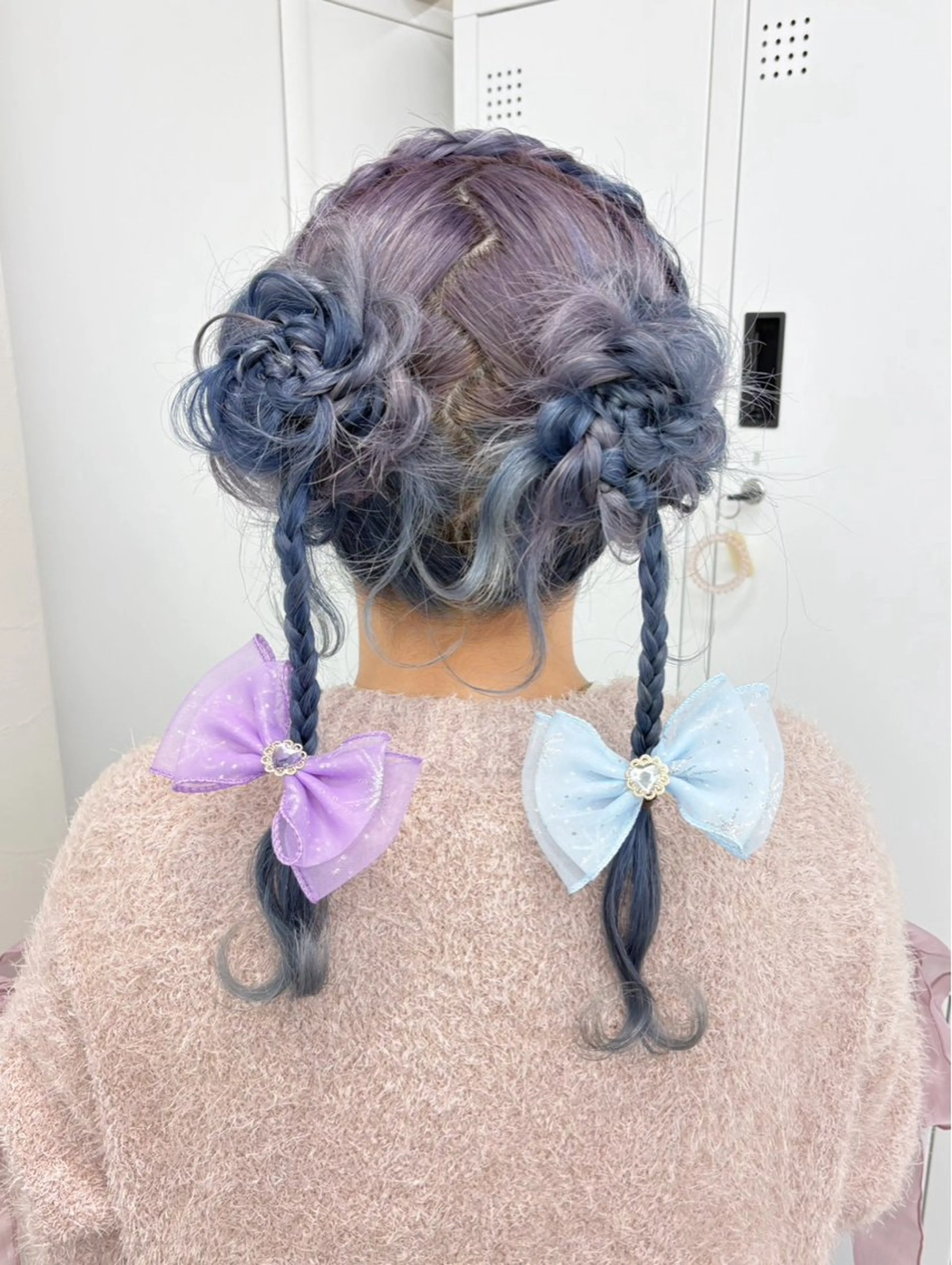 セミロング ヘアアレンジ ヘアセット お呼ばれアレンジ♡ momohaのヘアスタイル