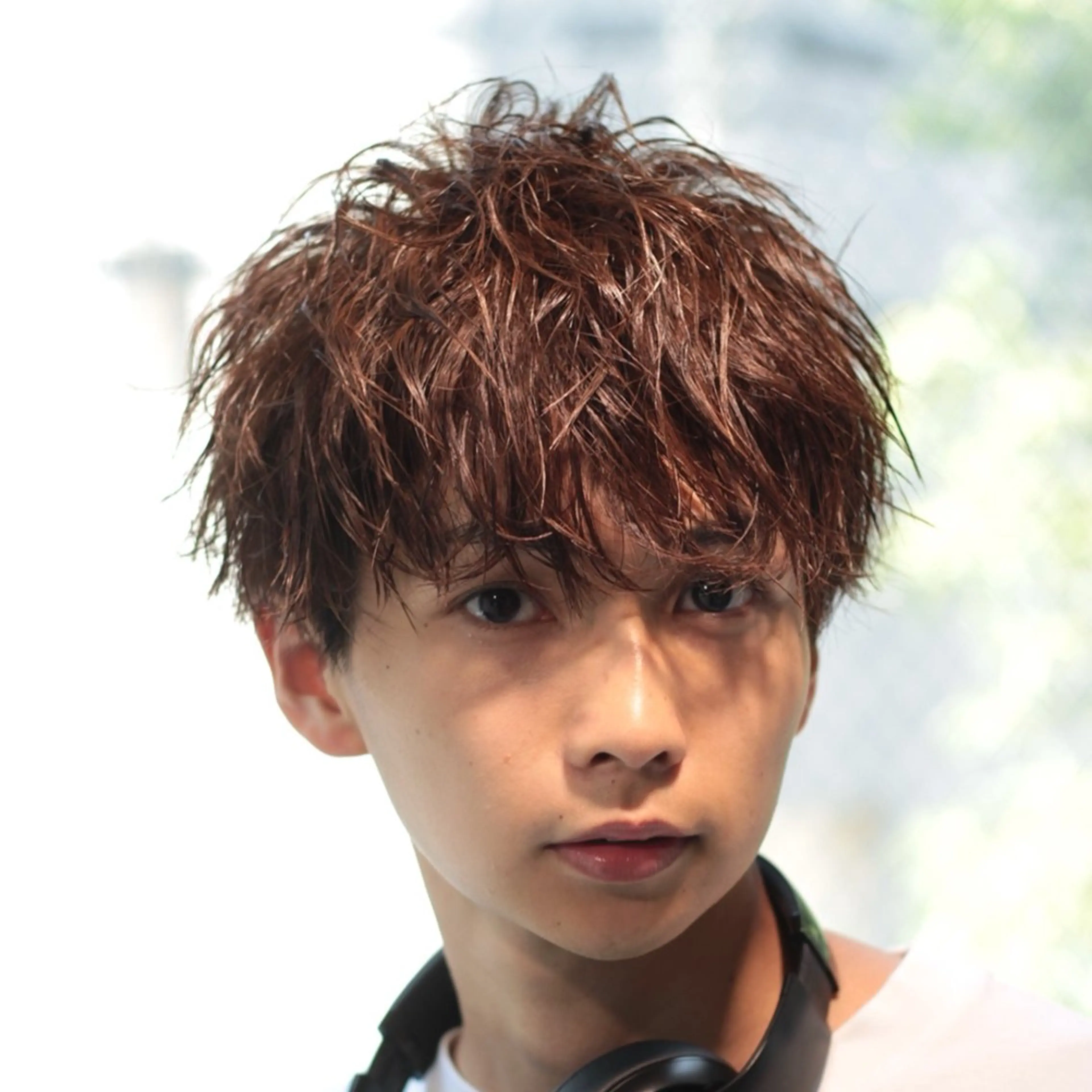 パーマ メンズ 渋谷サーフカール アメカジ美容師のヘアスタイル