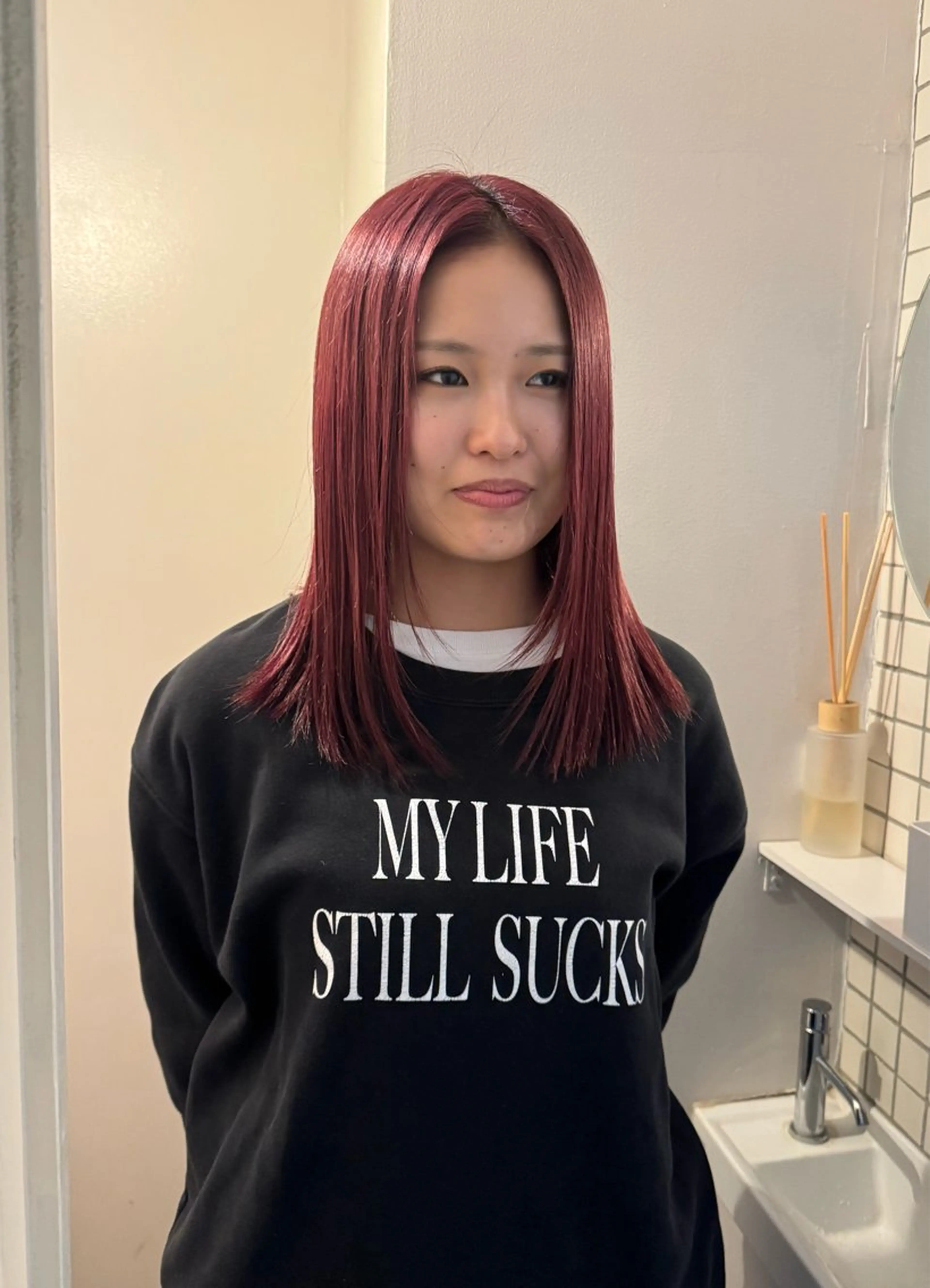 ミディアム 海外風/暖色🧡 /Unaのヘアスタイル