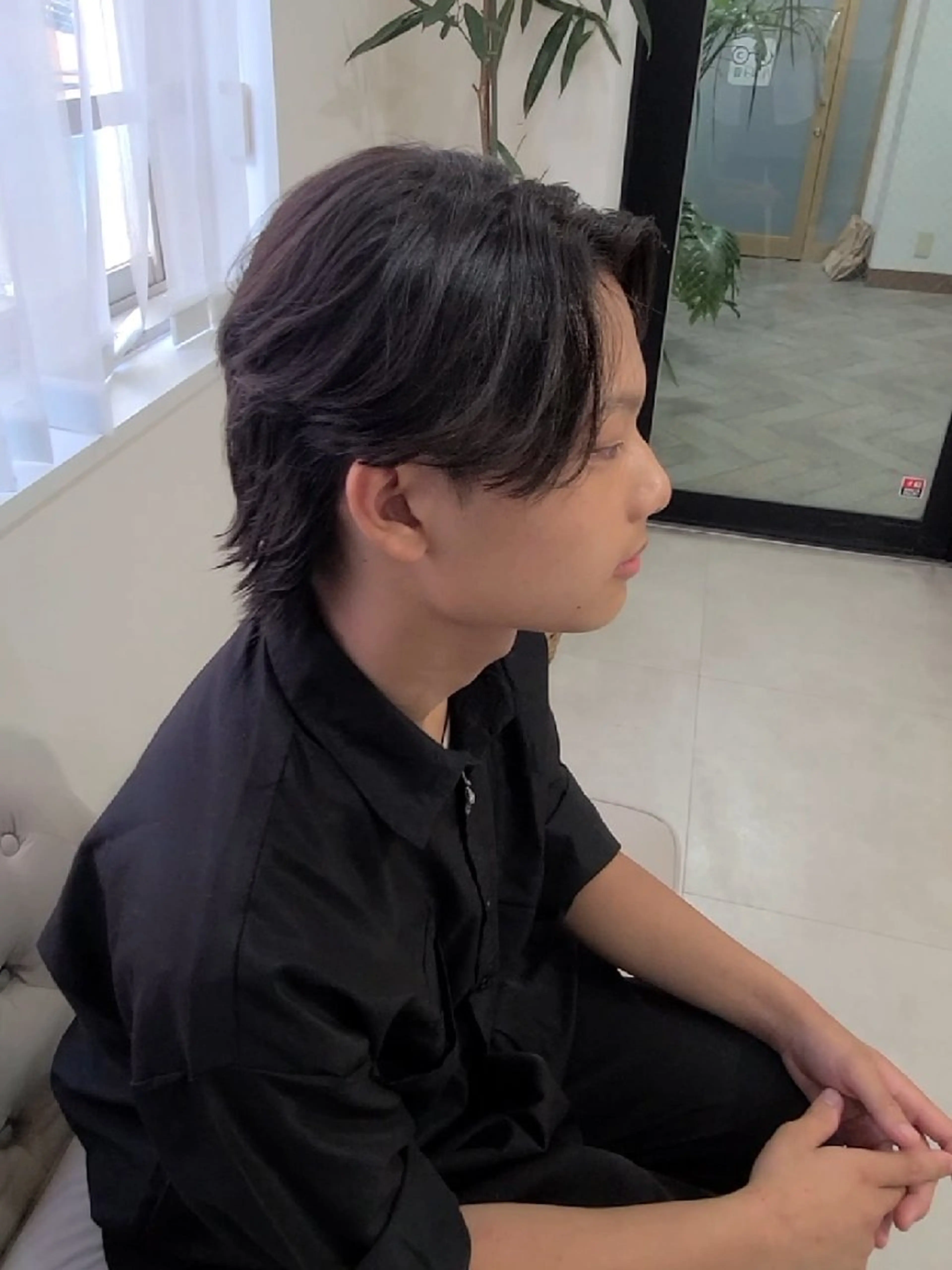 メンズ ミディアム 縮毛矯正 カット 縮毛矯正 ヘアセット Lapis 名古屋駅前店所属・LEN名古屋/パーマ 海外ヘア/メンズ特化のヘアスタイル