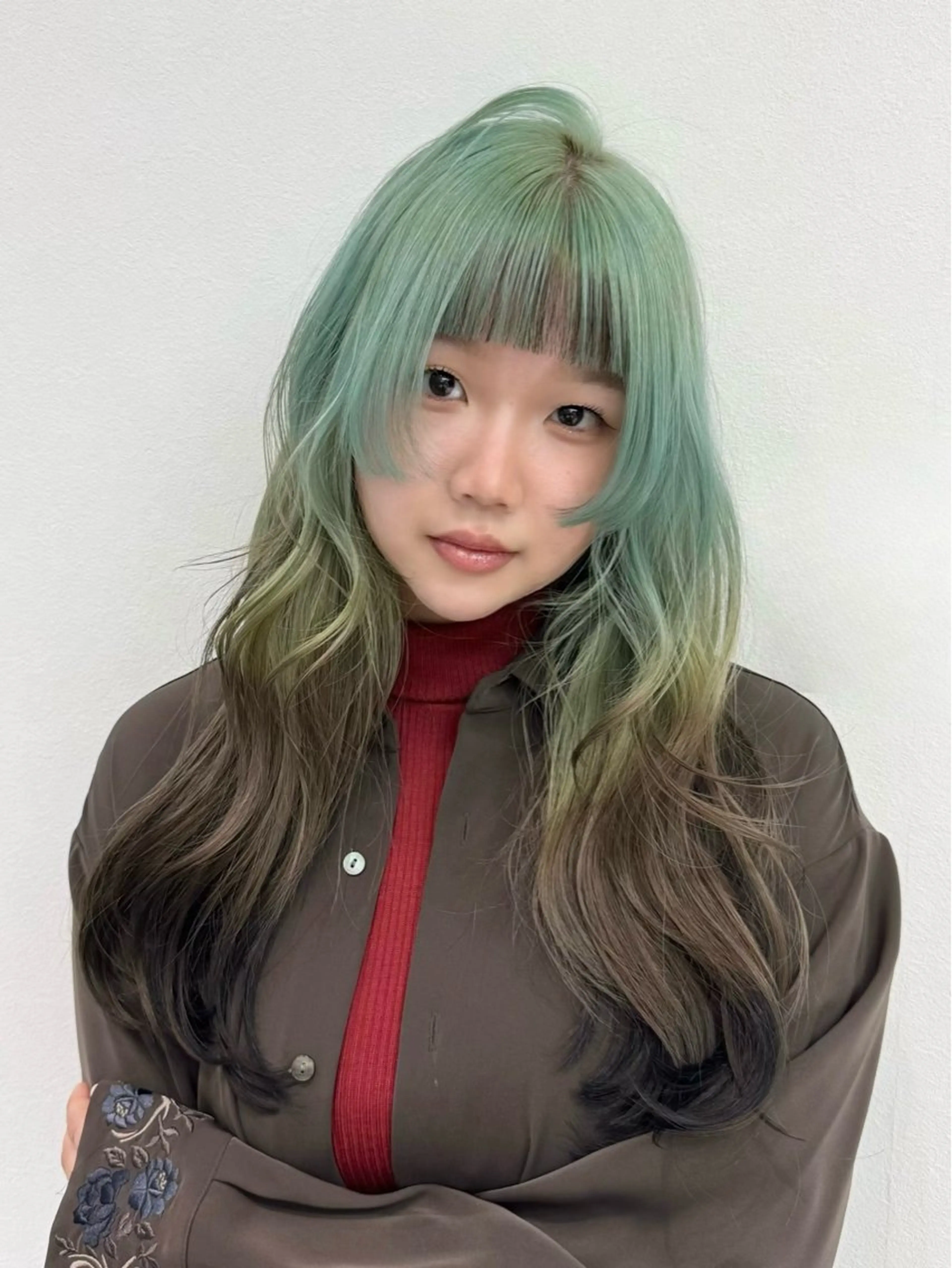 カラー ヘアカラー トリートメント ヘアセット デザインカラー MIKU🦋のヘアスタイル