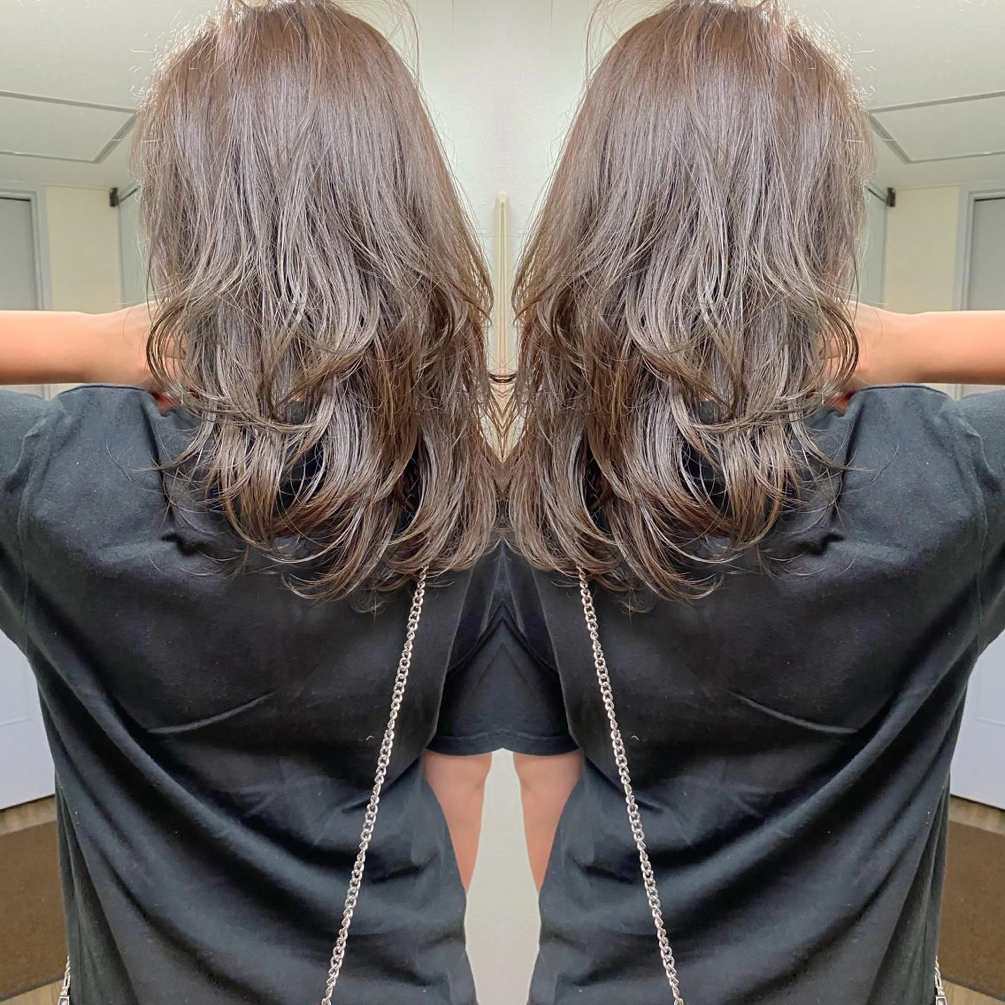 ミディアム カラー ヘアアレンジ branch by suri-ru所属・branch 中原のヘアスタイル