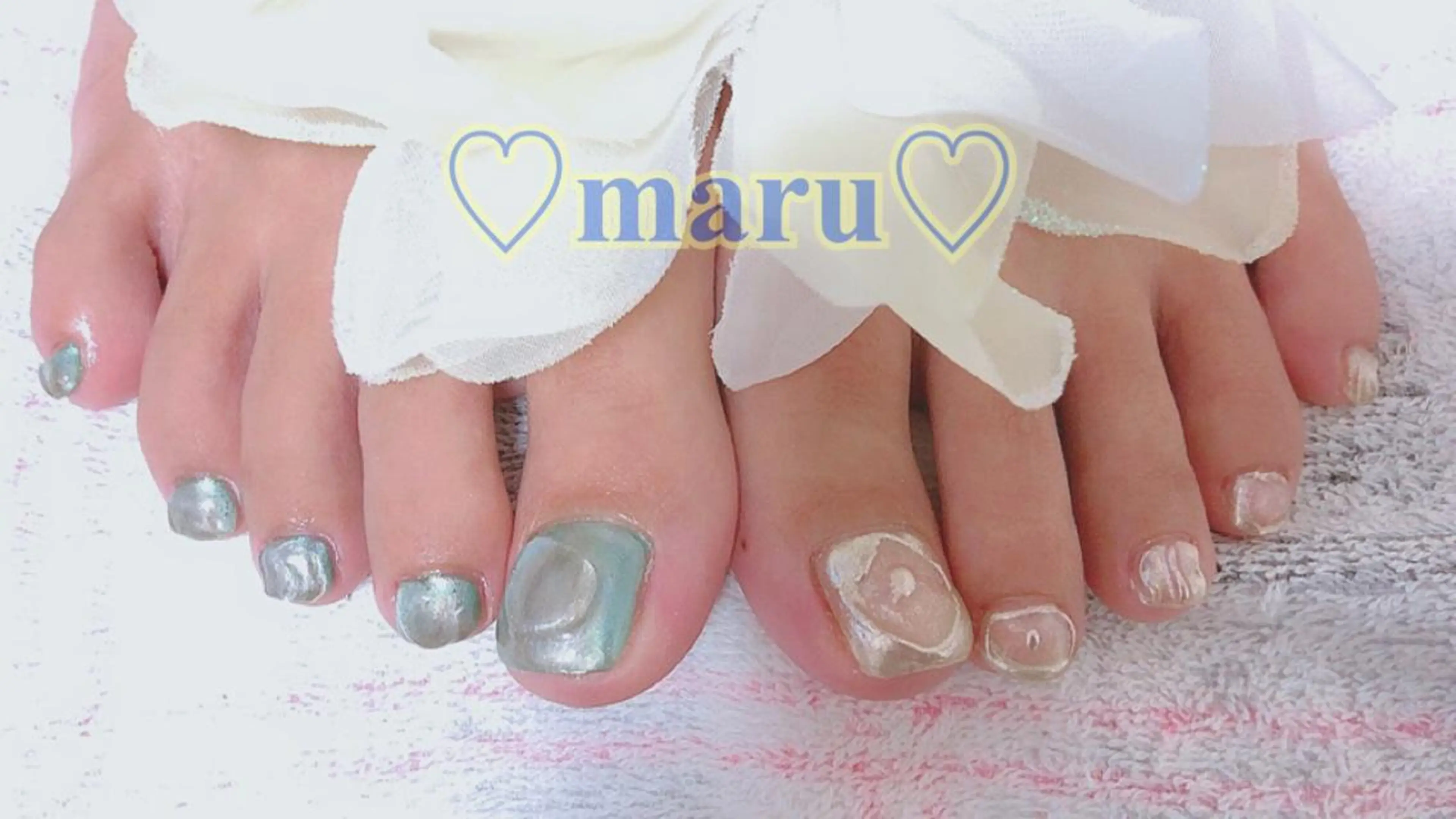 ネイル ハンドネイル フットネイル まるみ ♡のネイルデザイン