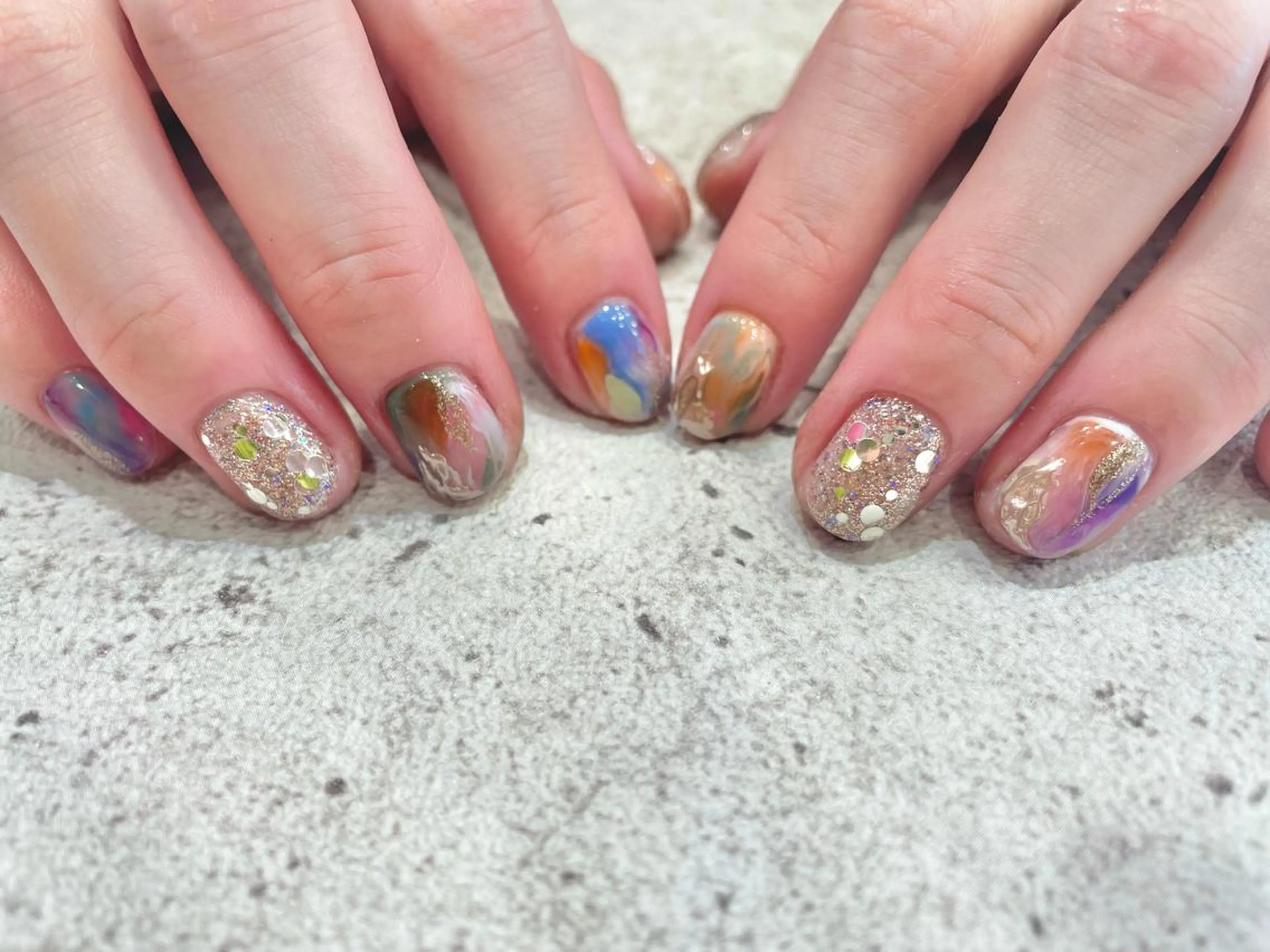 ネイル ハンドネイル Ash関内ネイリスト 荒木のネイルデザイン