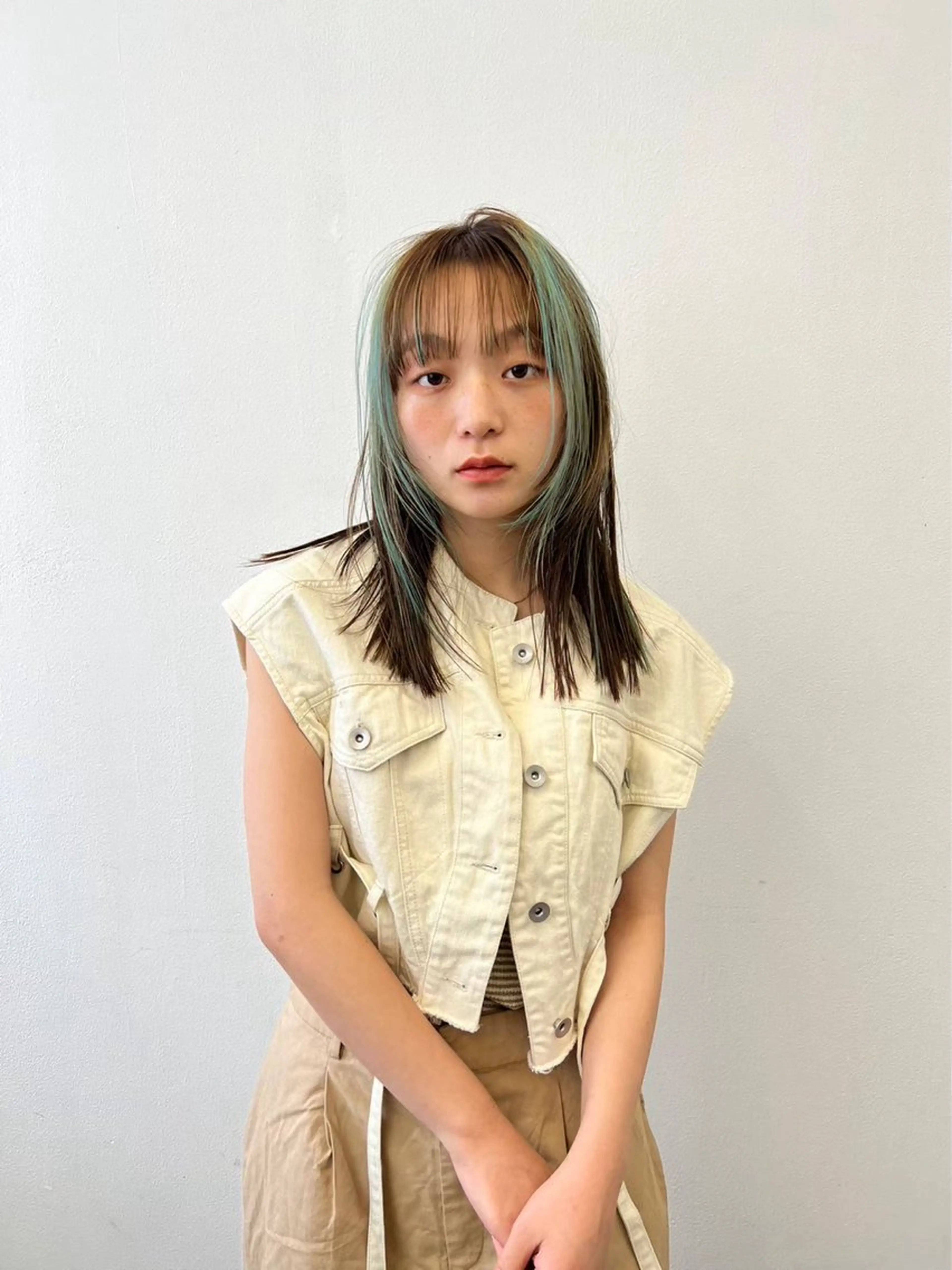 ロング ヘアカラー トリートメント LUCCI所属・udaハイトーン /ボブ/レイヤーのヘアスタイル