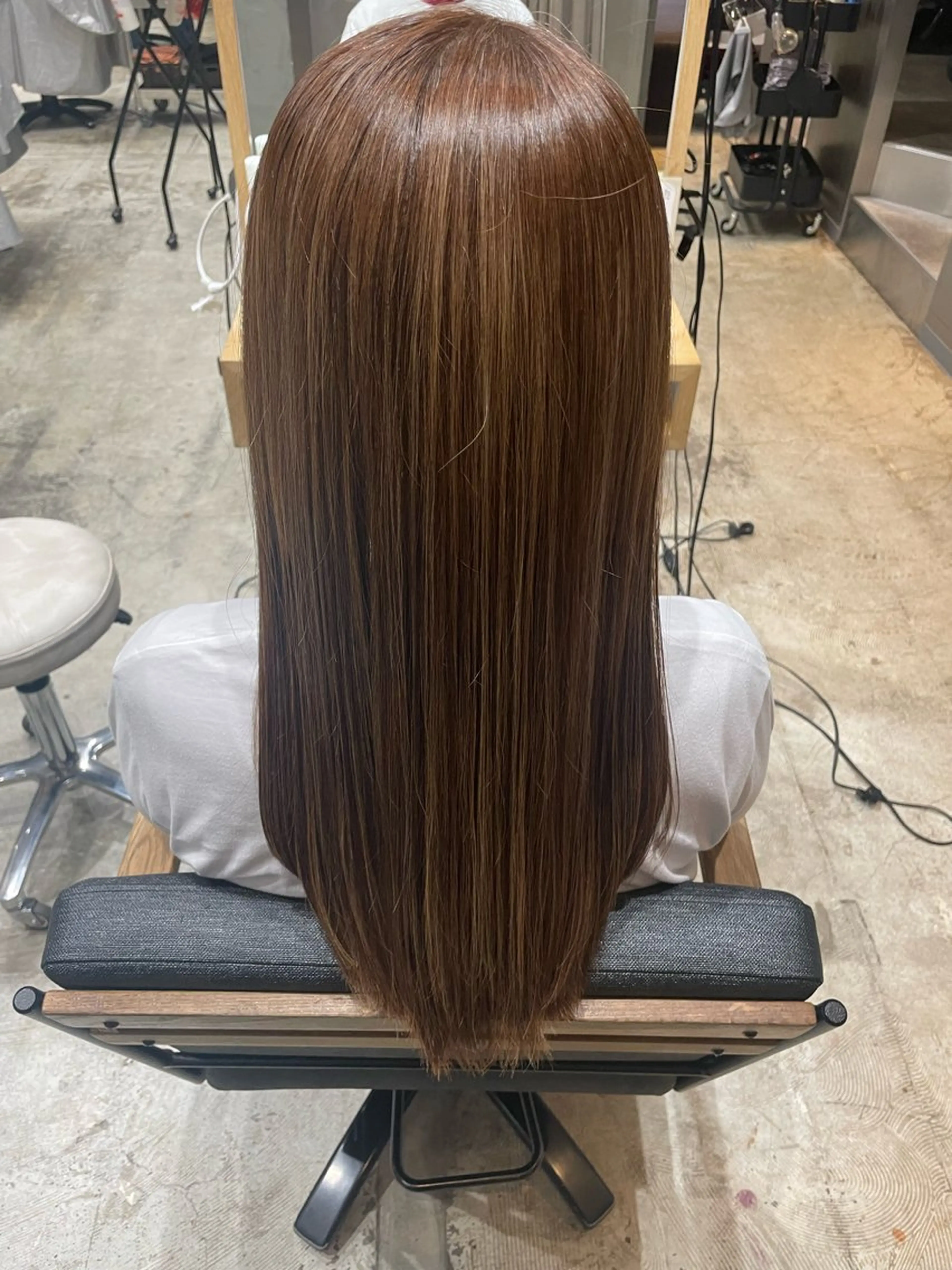 ロング 山本 遥海のヘアスタイル