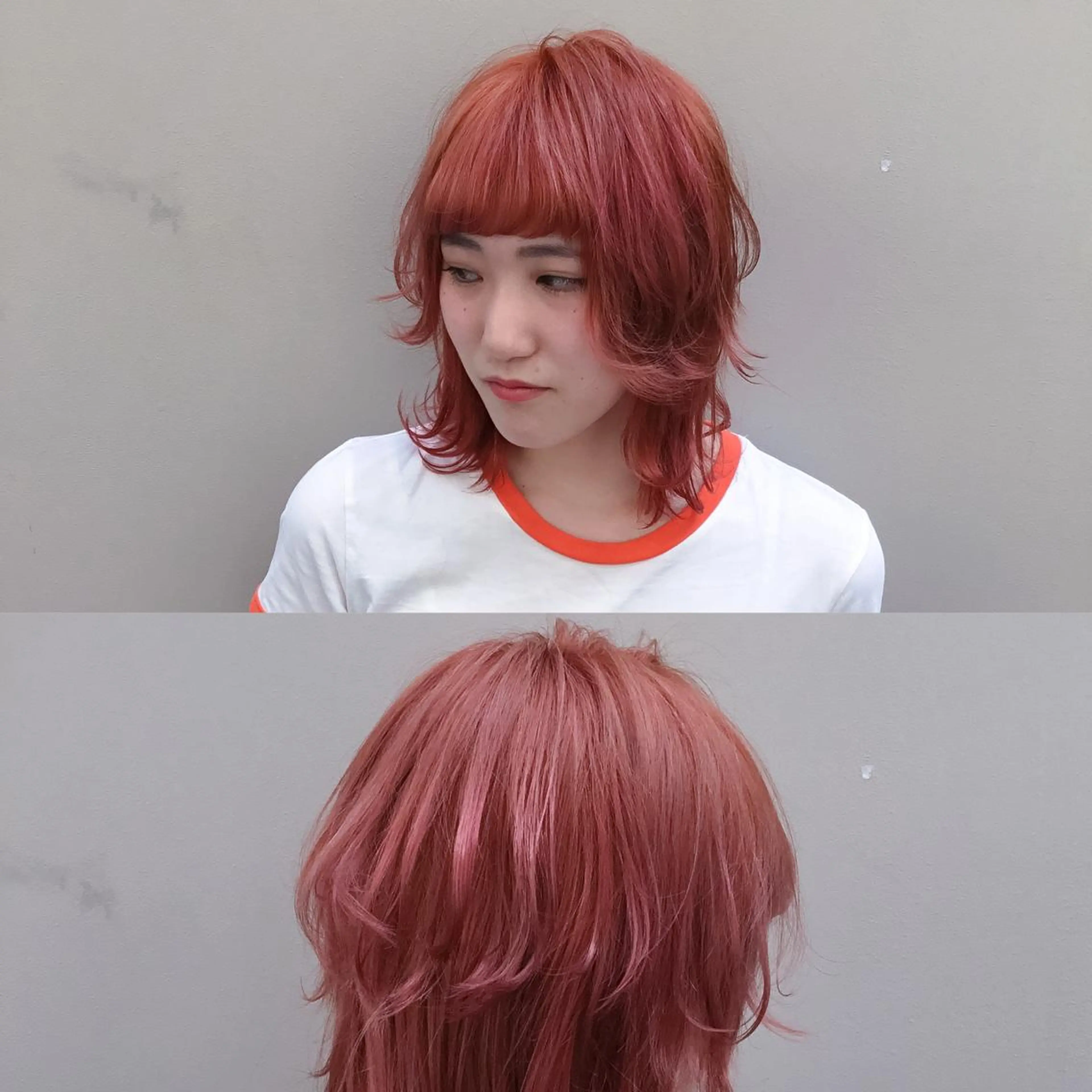 ミディアム カラー 堀江/心斎橋/西大橋 四ツ橋【Vers】のヘアスタイル