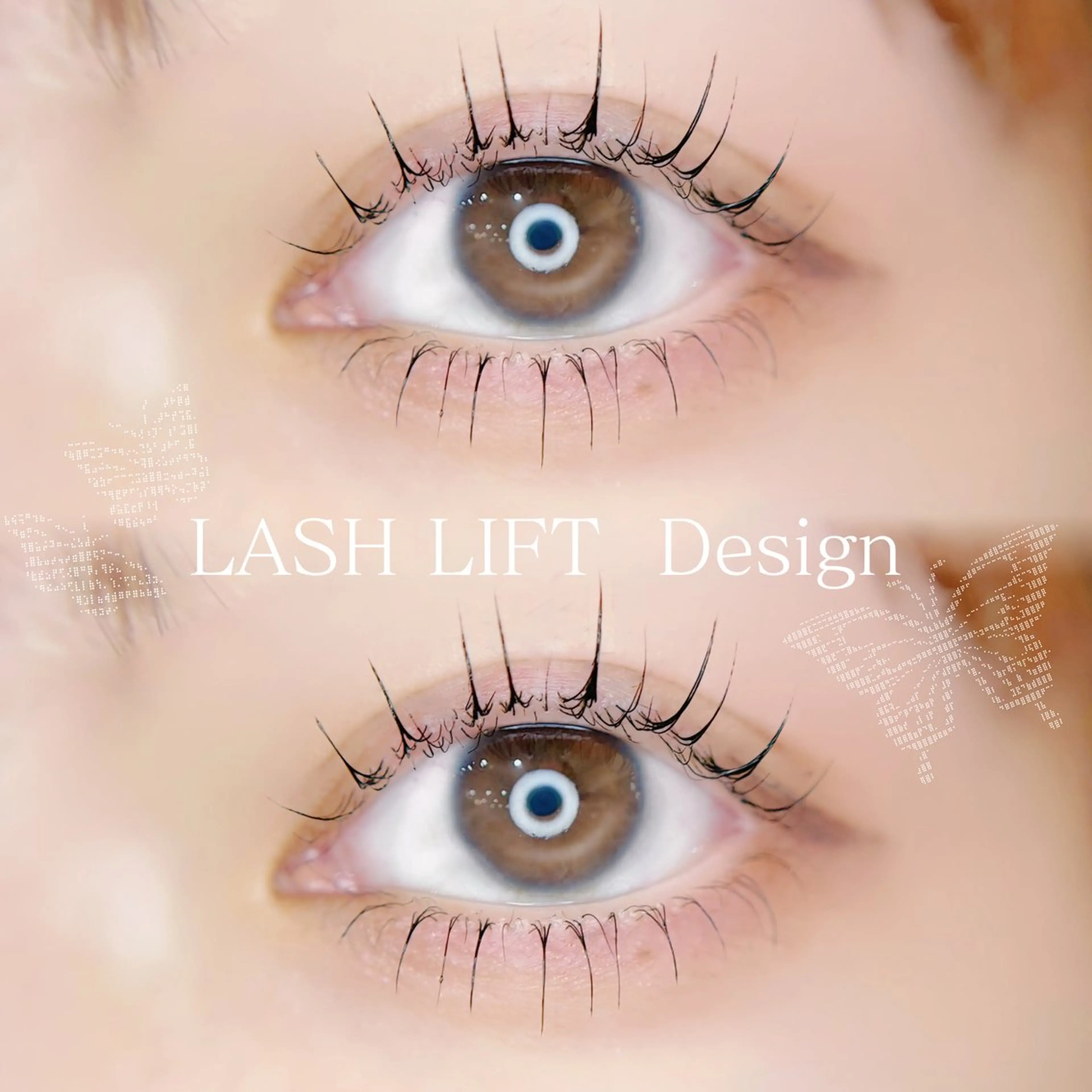 🌟中顔面短縮🌟《選べるデザイン★》【上下】似合わせまつげパーマ¥9,600 ＋美容液コーティング付き⭐️の写真