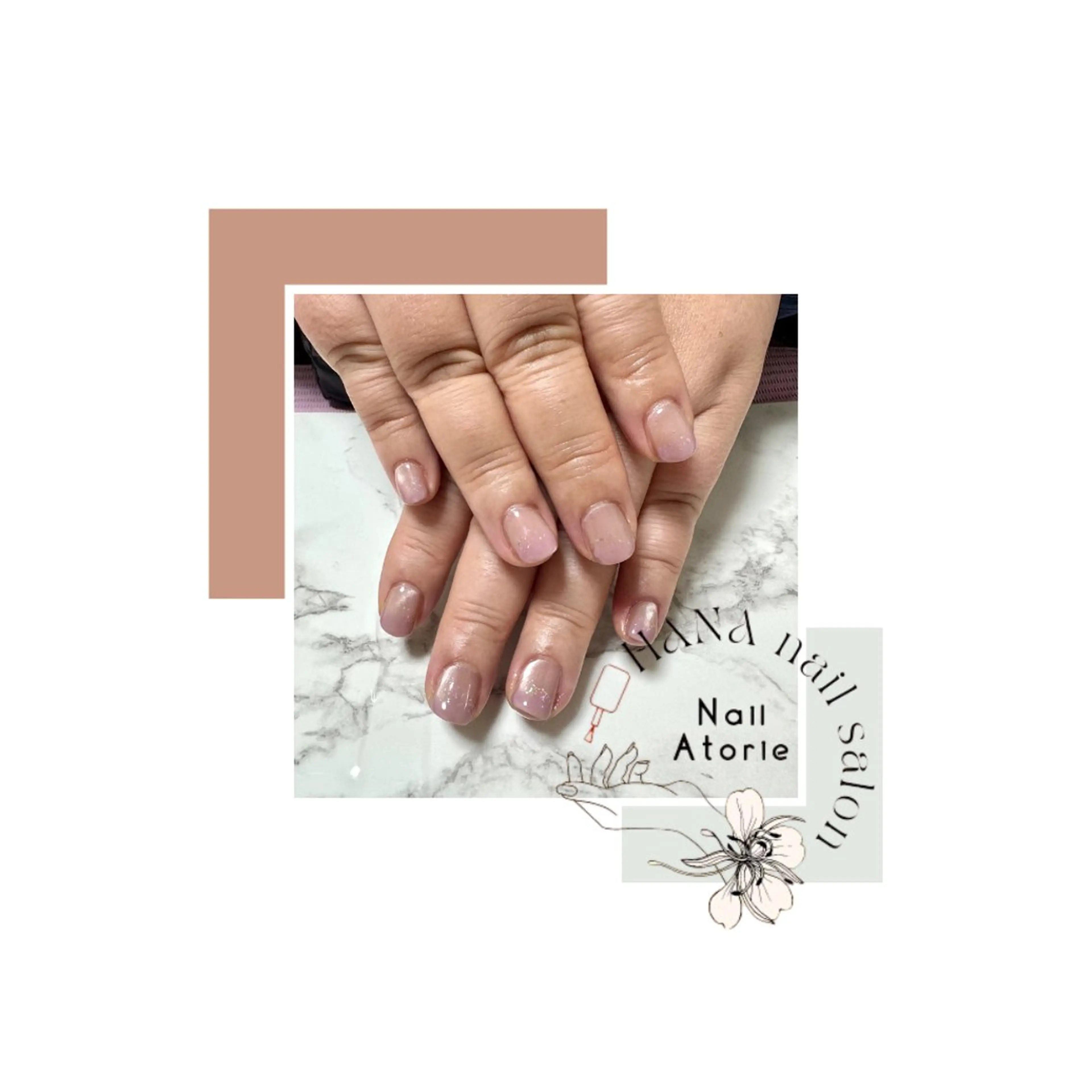 ネイル シンプルネイル ハンドネイル HaNA 　nail salonのネイルデザイン
