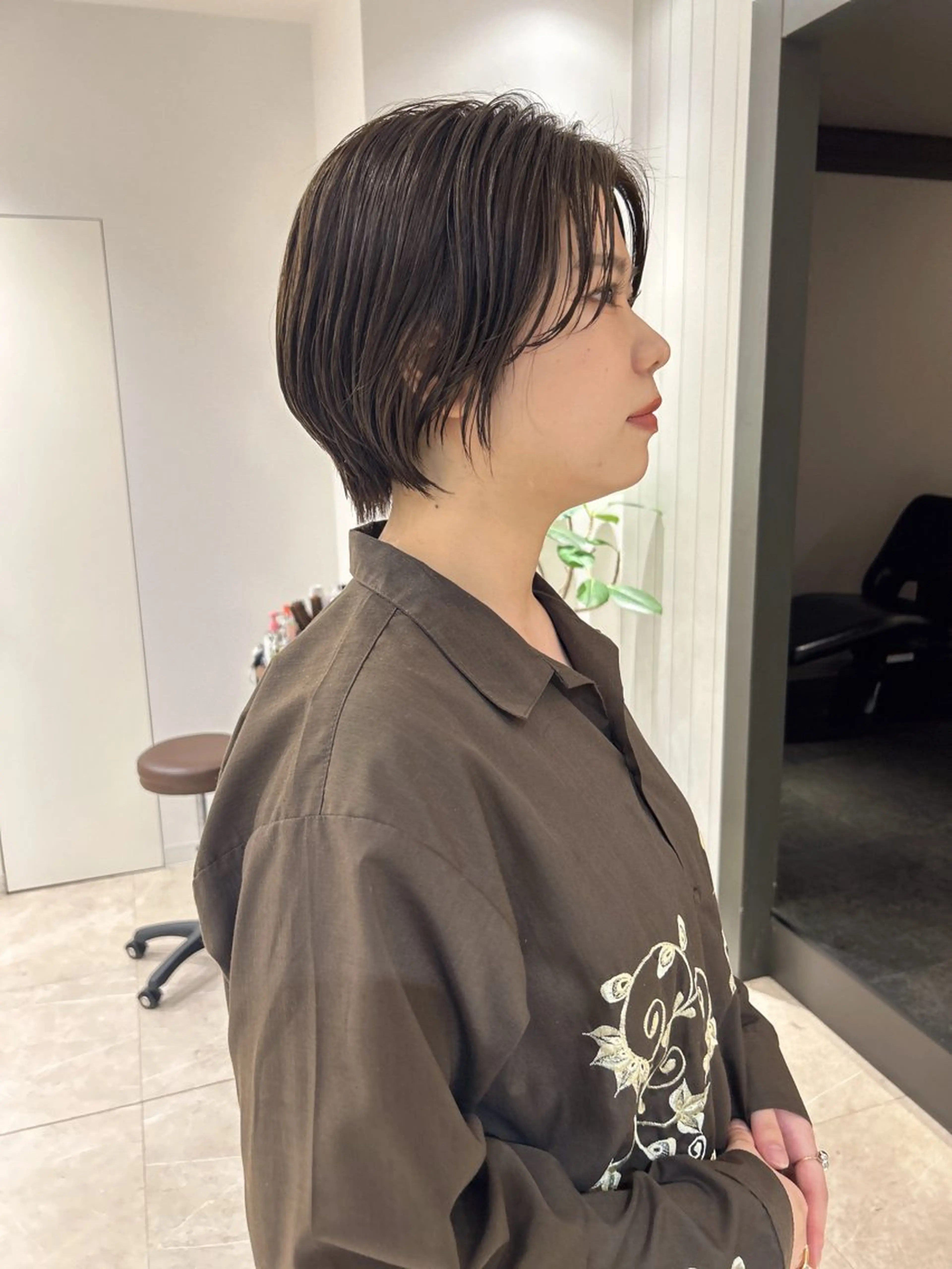 ショート カラー カット トリートメント メンズヘア/レイヤー /ボブ山内春輝のヘアスタイル