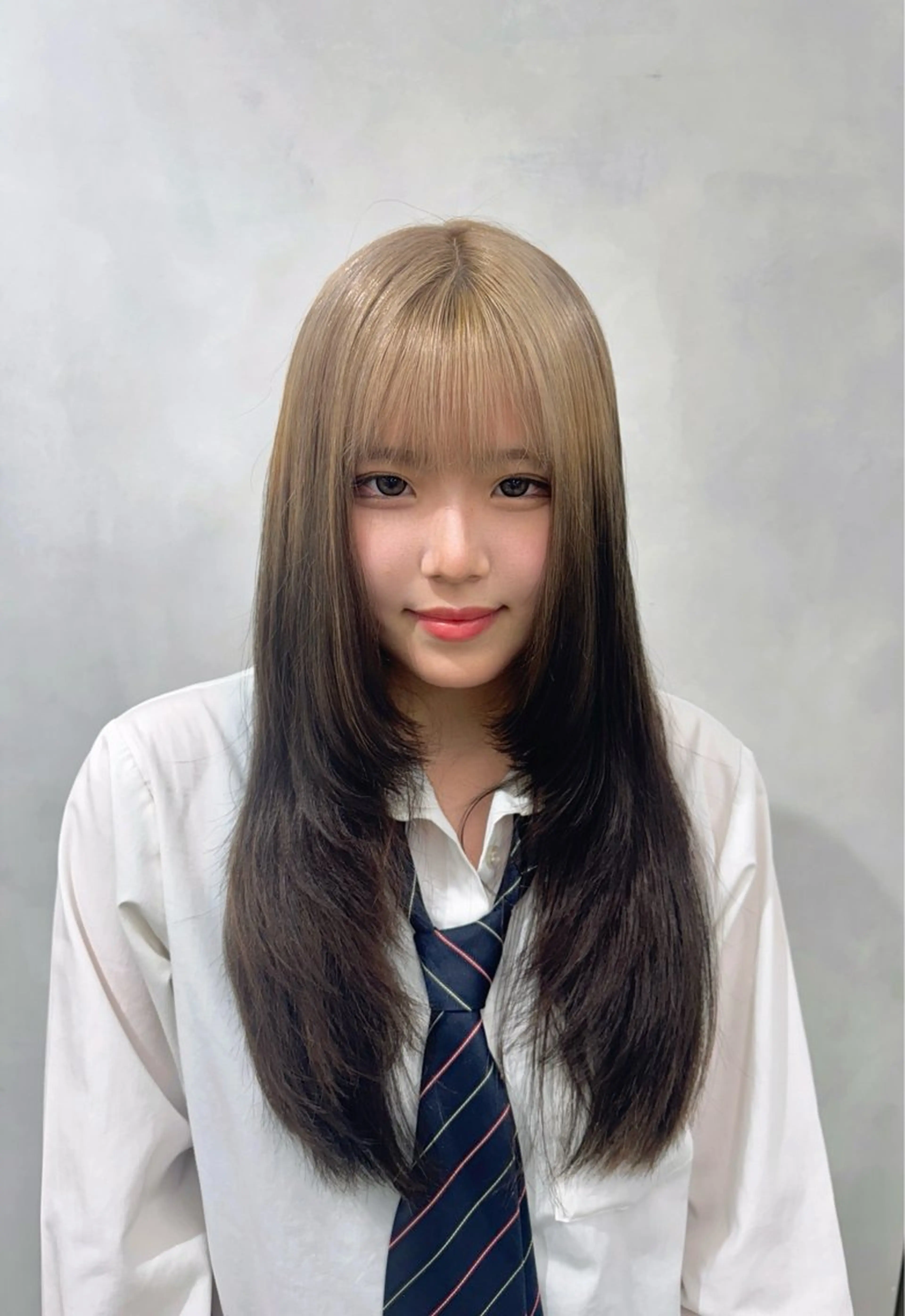 ロング カラー カット ヘアカラー トリートメント 透明感カラー✨艶髪 制作🌱山根あゆみのヘアスタイル