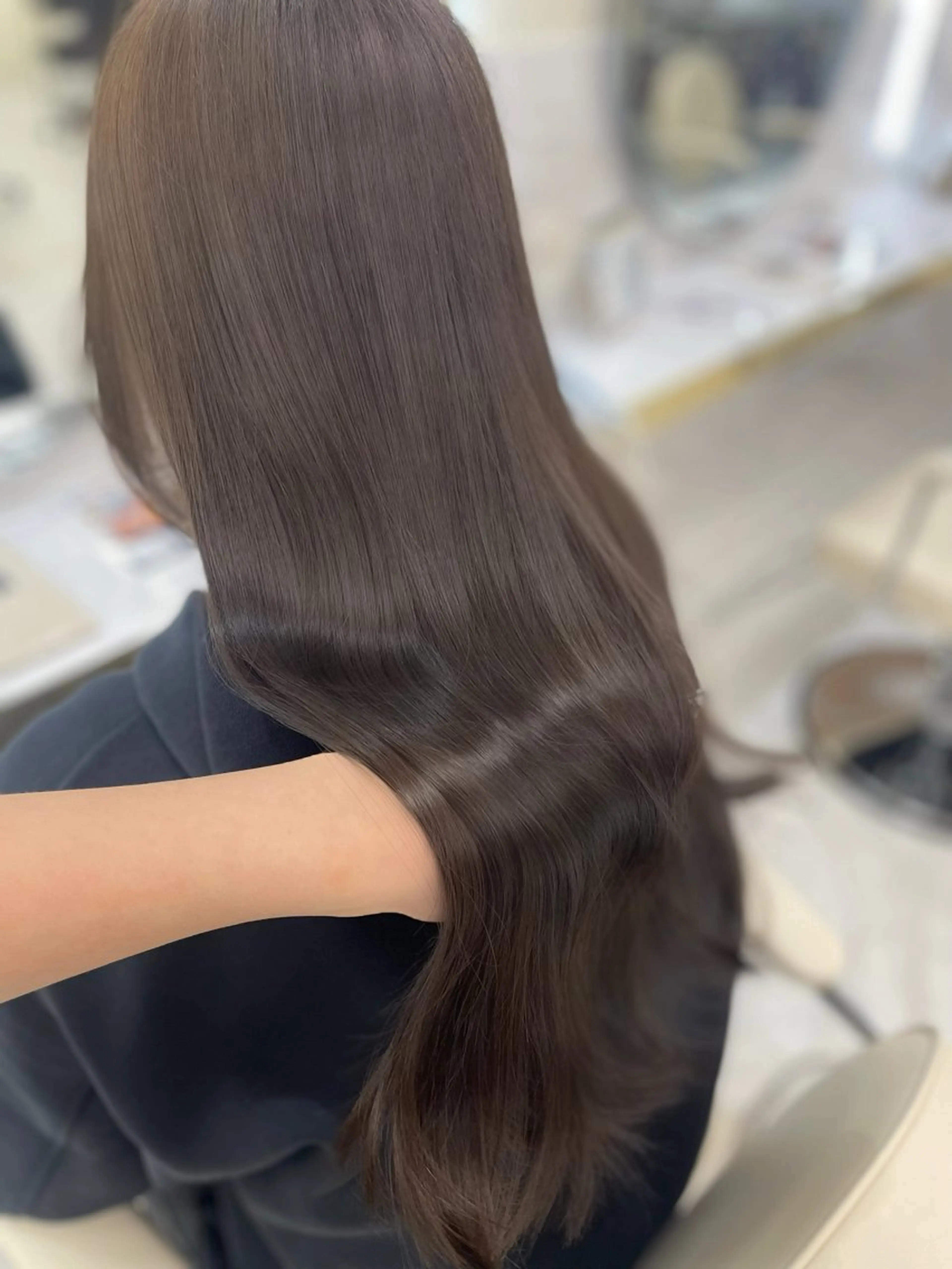 ロング カット ヘアカラー トリートメント 似合わせのプロ🕊 美髪矯正/ioriのヘアスタイル