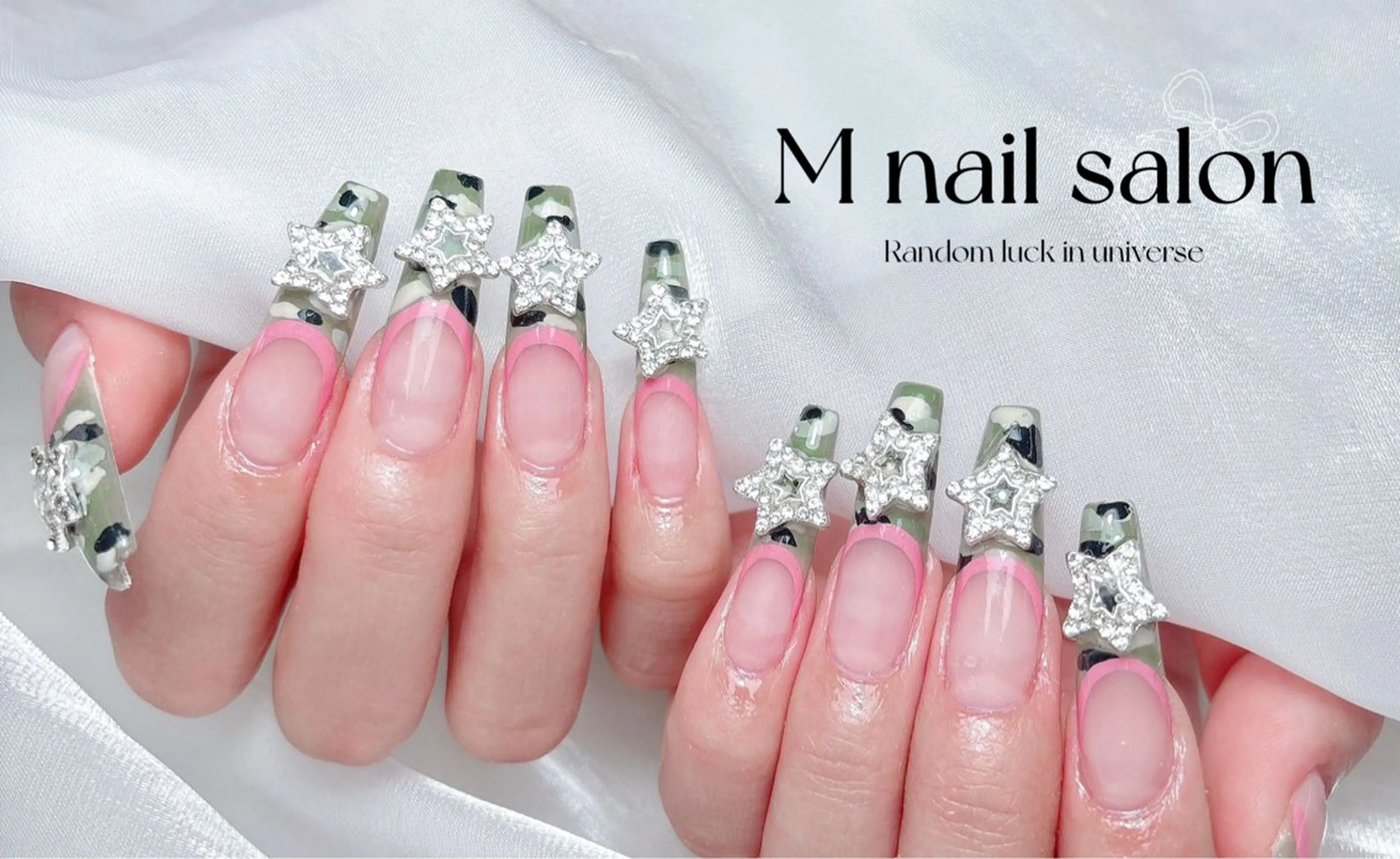 ネイル ハンドネイル M🌷nail 長さだし専門店のネイルデザイン