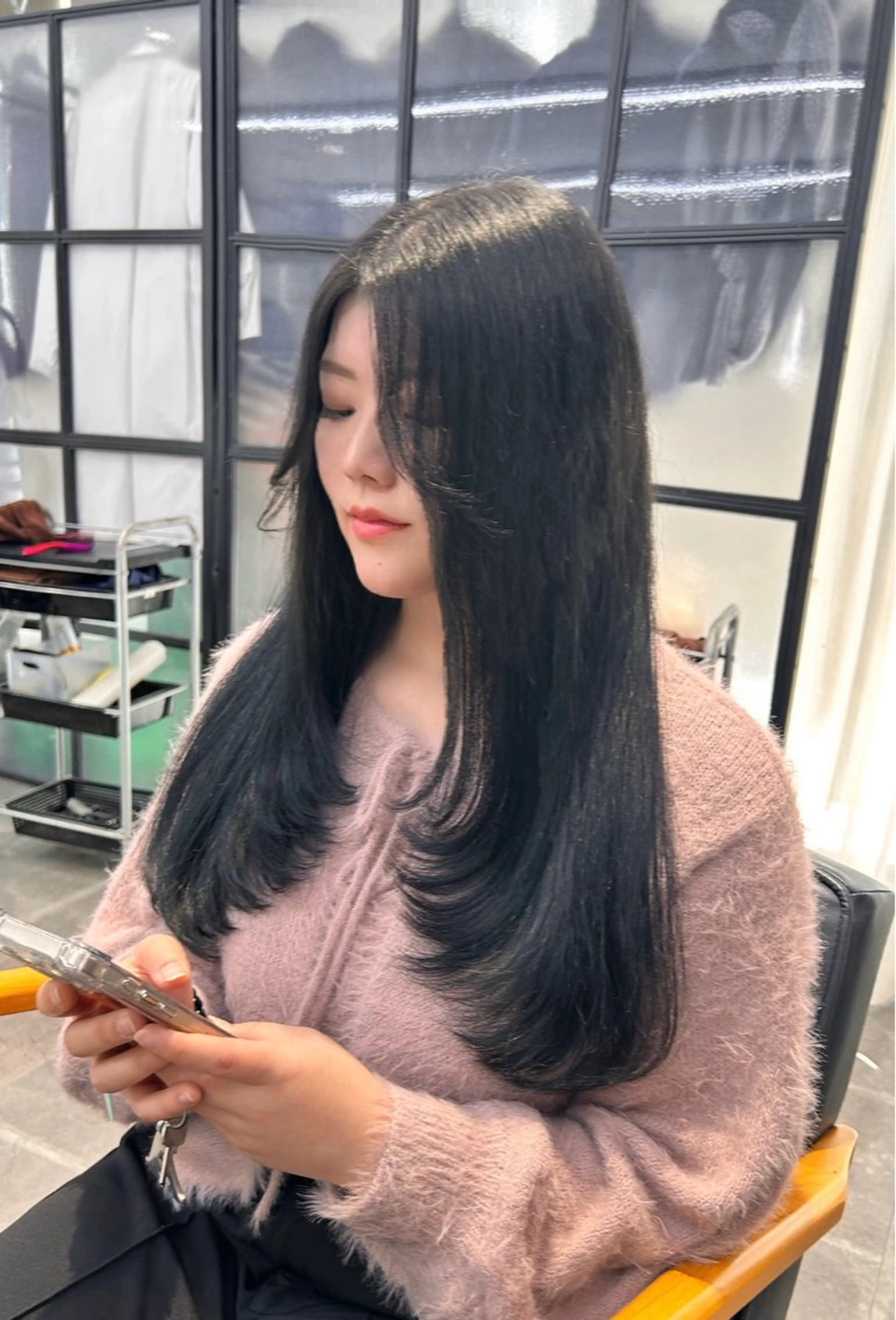 ロング カラー 韓国×髪質改善カラー 💎hinaのヘアスタイル